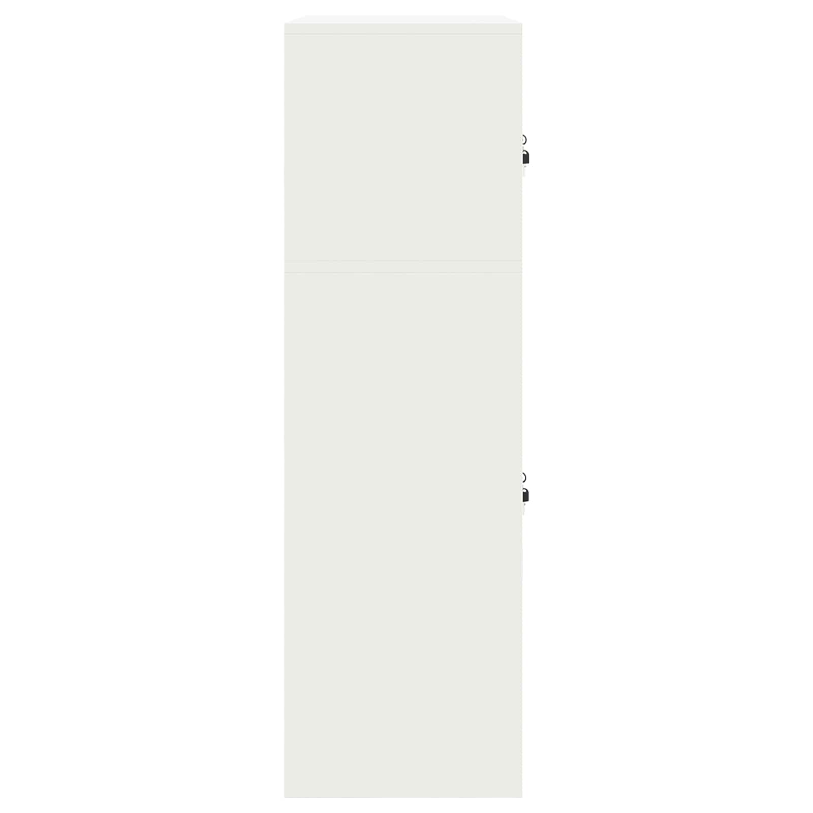 Oppbevaringsskap 2 vnt. Baltas 90 x 40 x 130 cm Plienas