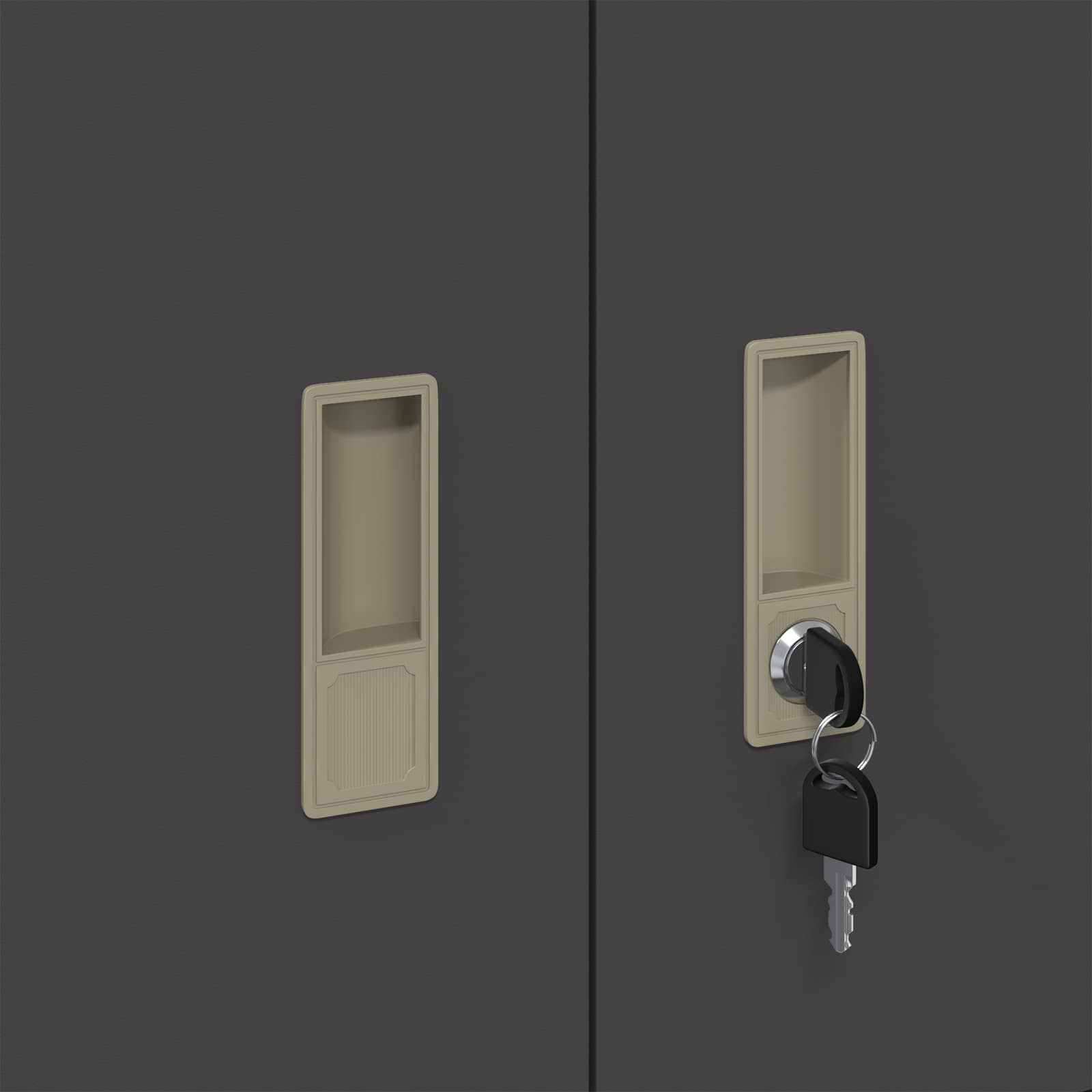 Oppbevaringsskap 2 vnt. Juodas 90 x 40 x 145 cm Plienas