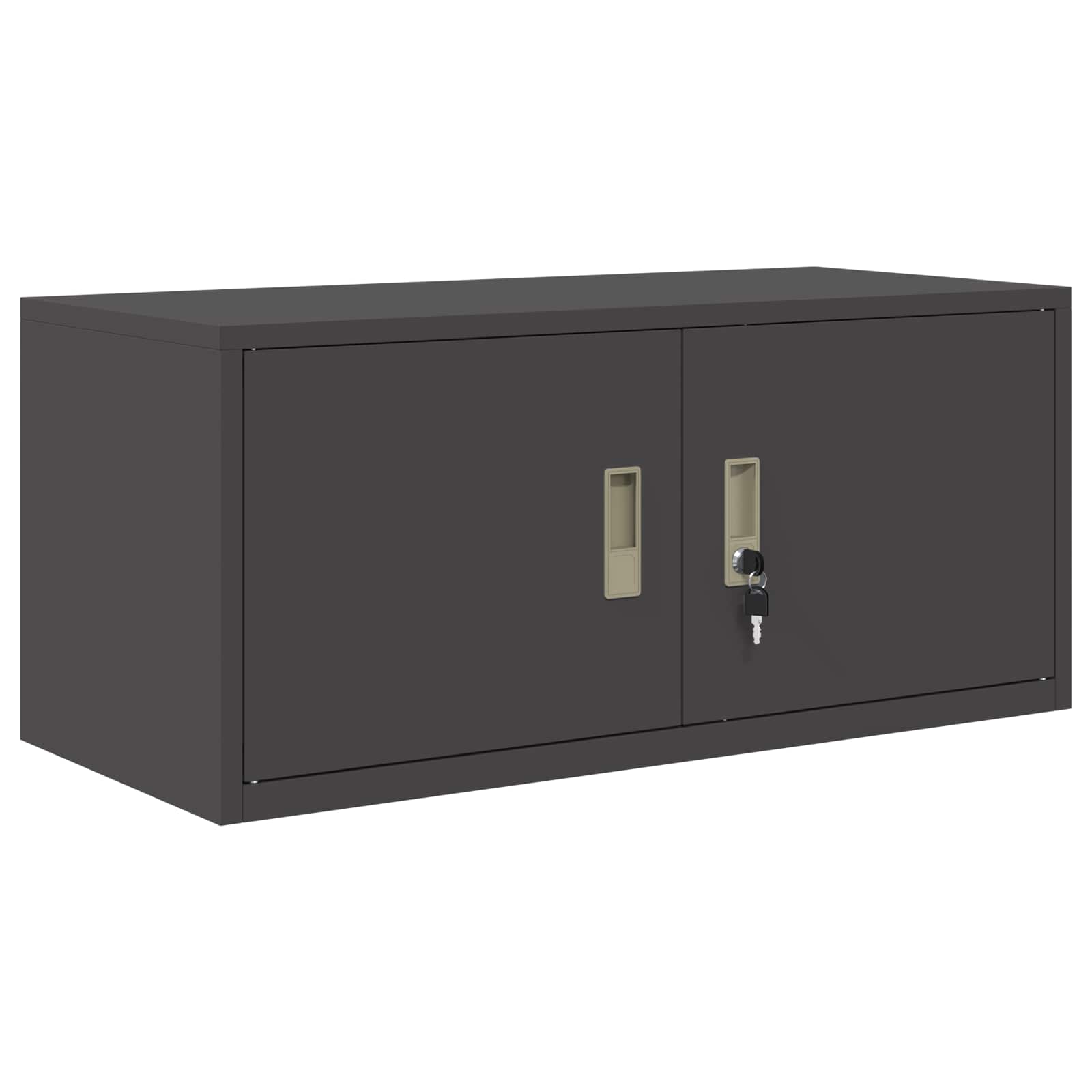 Oppbevaringsskap 2 vnt. Juodas 90 x 40 x 145 cm Plienas