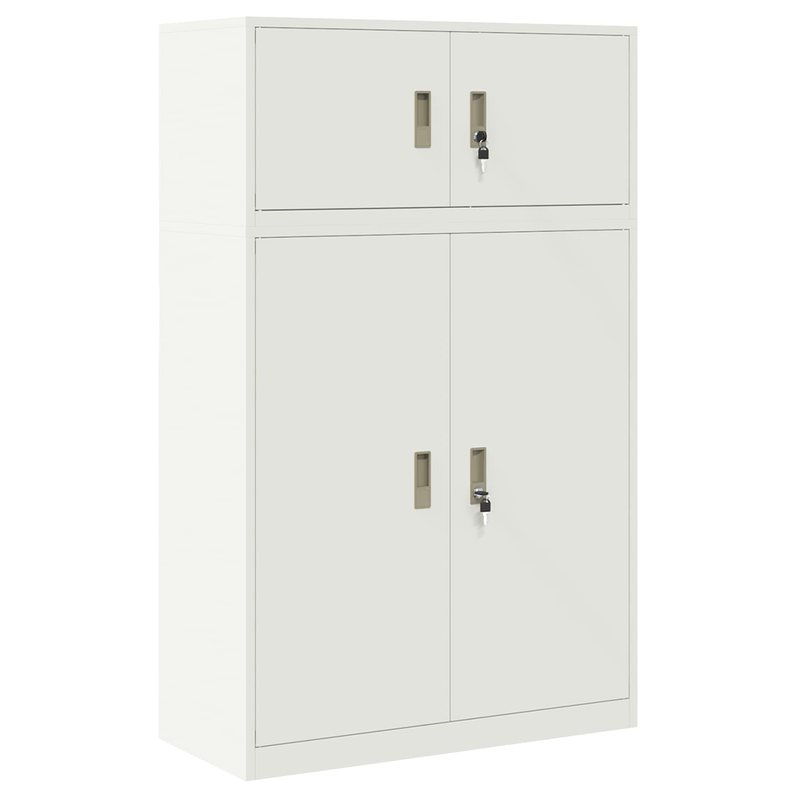 Oppbevaringsskap 2 vnt. Baltas 90 x 40 x 145 cm Plienas