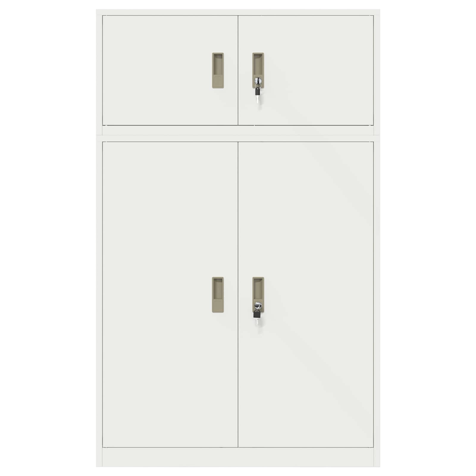 Oppbevaringsskap 2 vnt. Baltas 90 x 40 x 145 cm Plienas