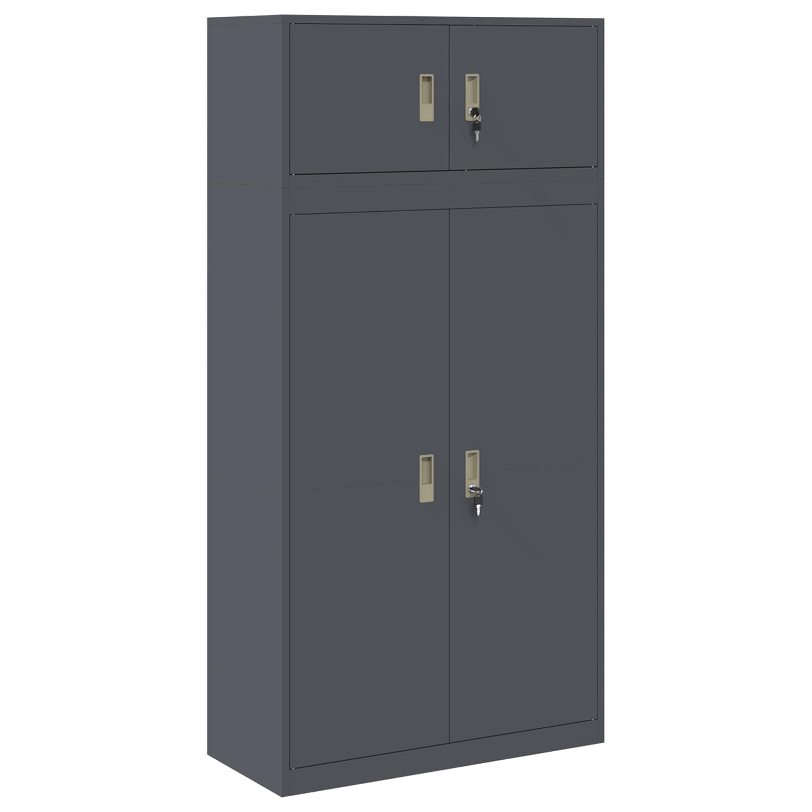 Oppbevaringsskap 2 vnt. Antracitas 90 x 40 x 180 cm Plienas