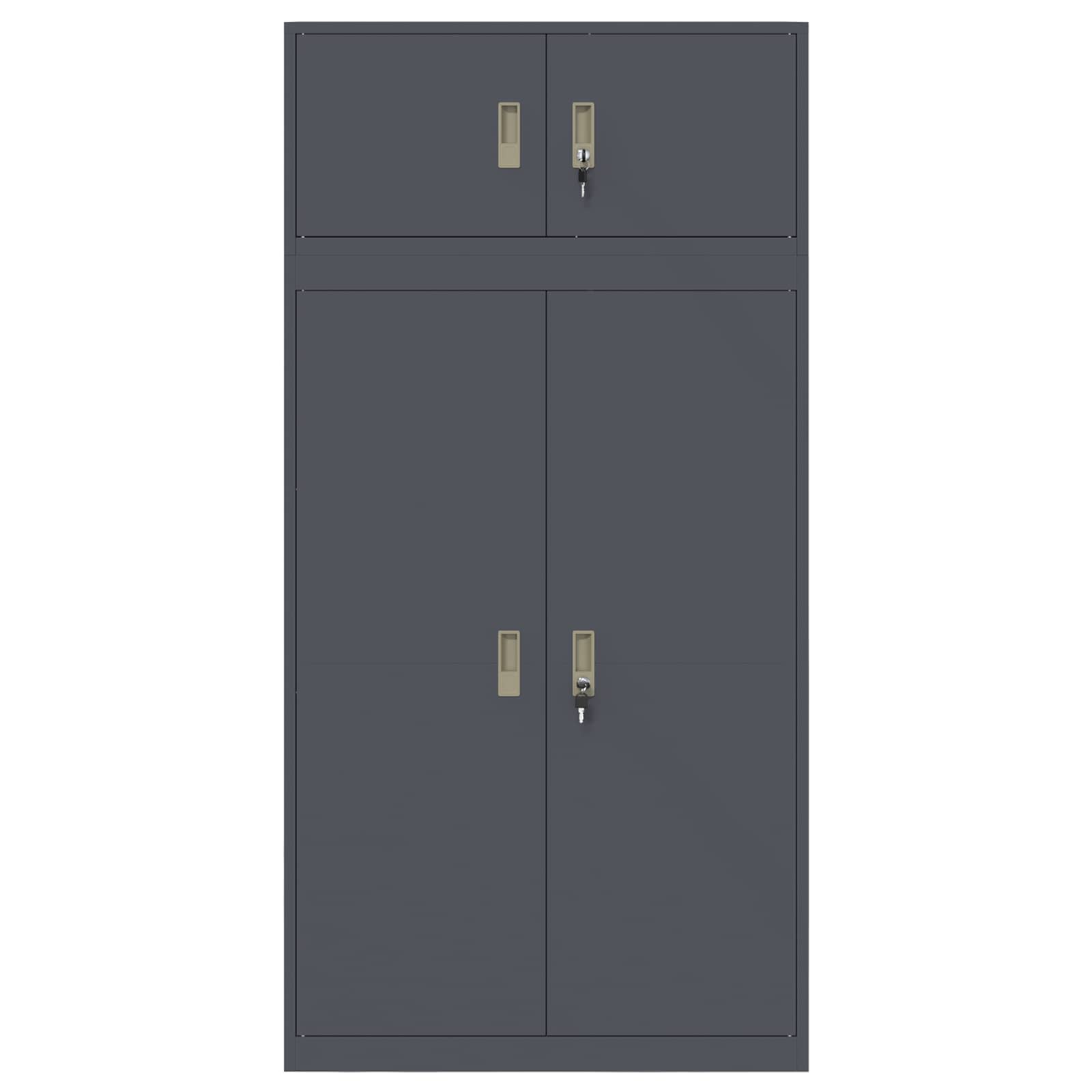 Oppbevaringsskap 2 vnt. Antracitas 90 x 40 x 180 cm Plienas