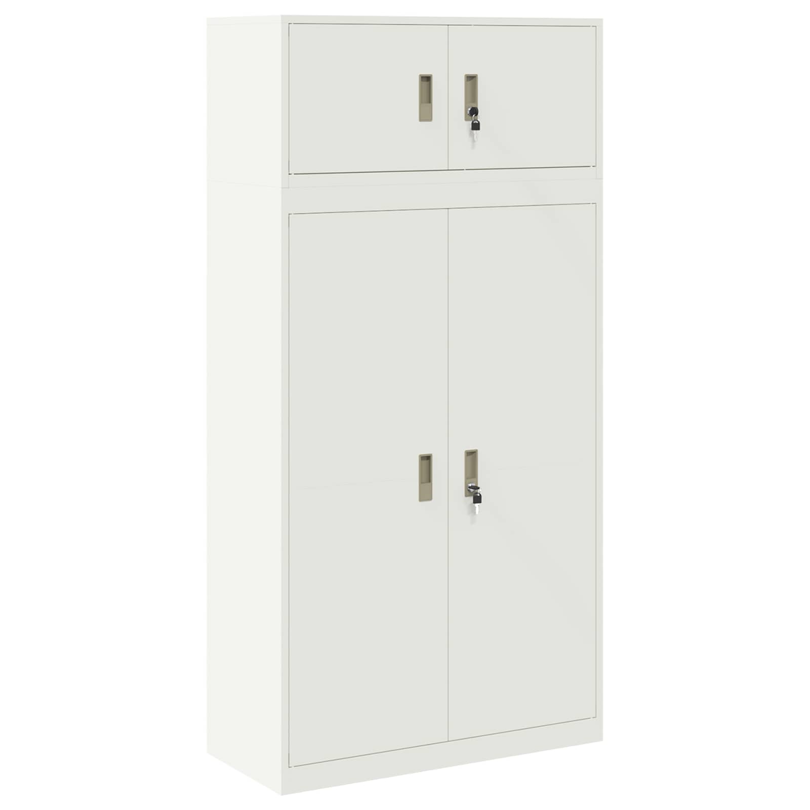 Oppbevaringsskap 2 vnt. Baltas 90 x 40 x 180 cm Plienas
