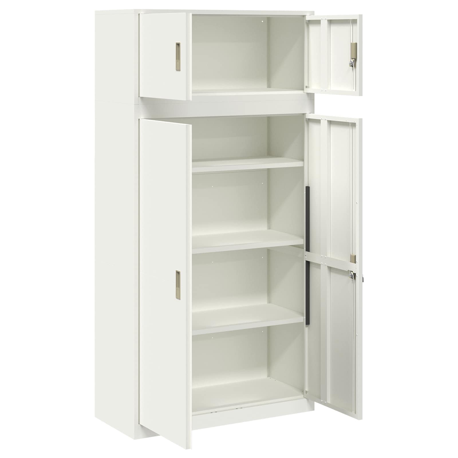Oppbevaringsskap 2 vnt. Baltas 90 x 40 x 180 cm Plienas