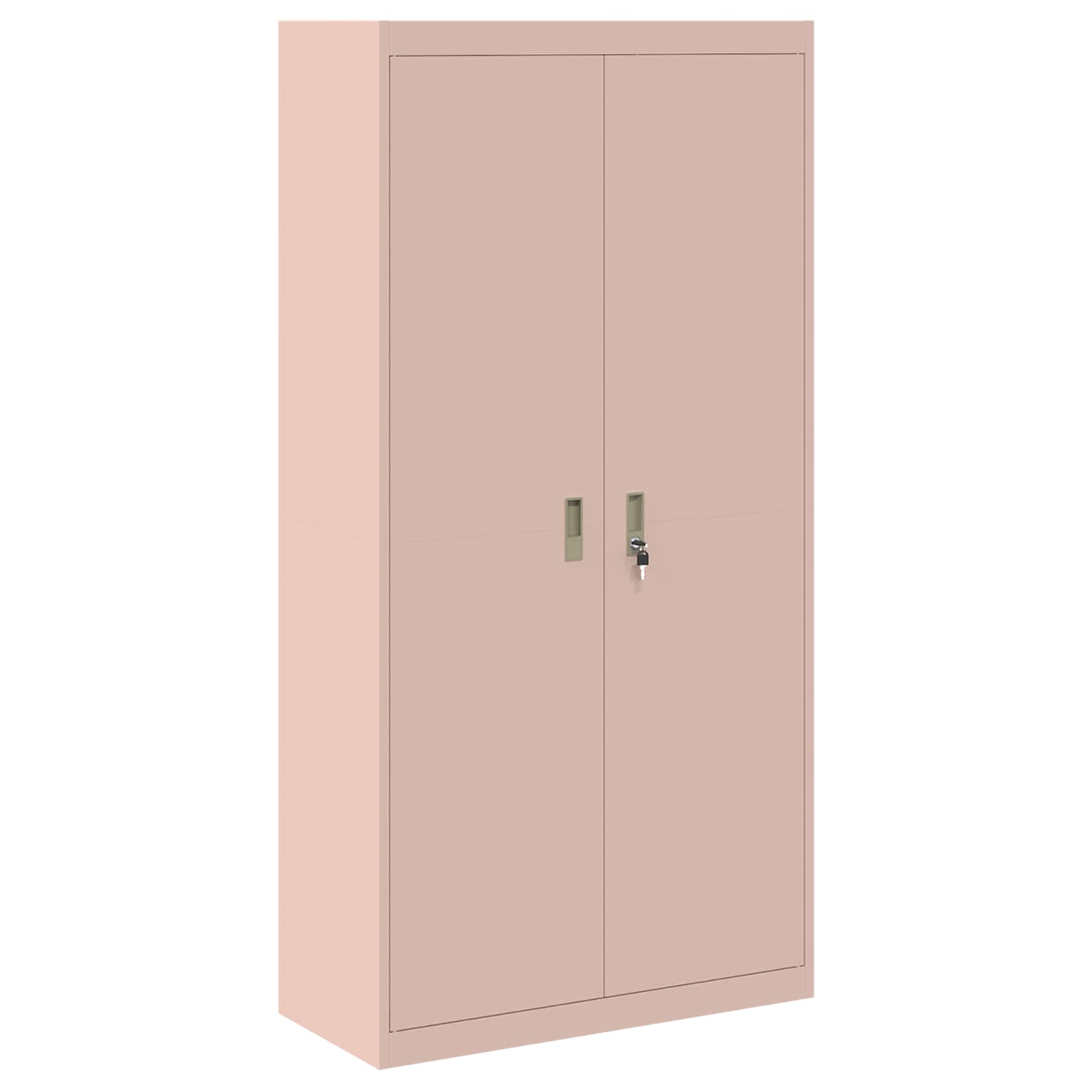 Oppbevaringsskap 2 vnt. Rožinė 90 x 40 x 220 cm Plienas