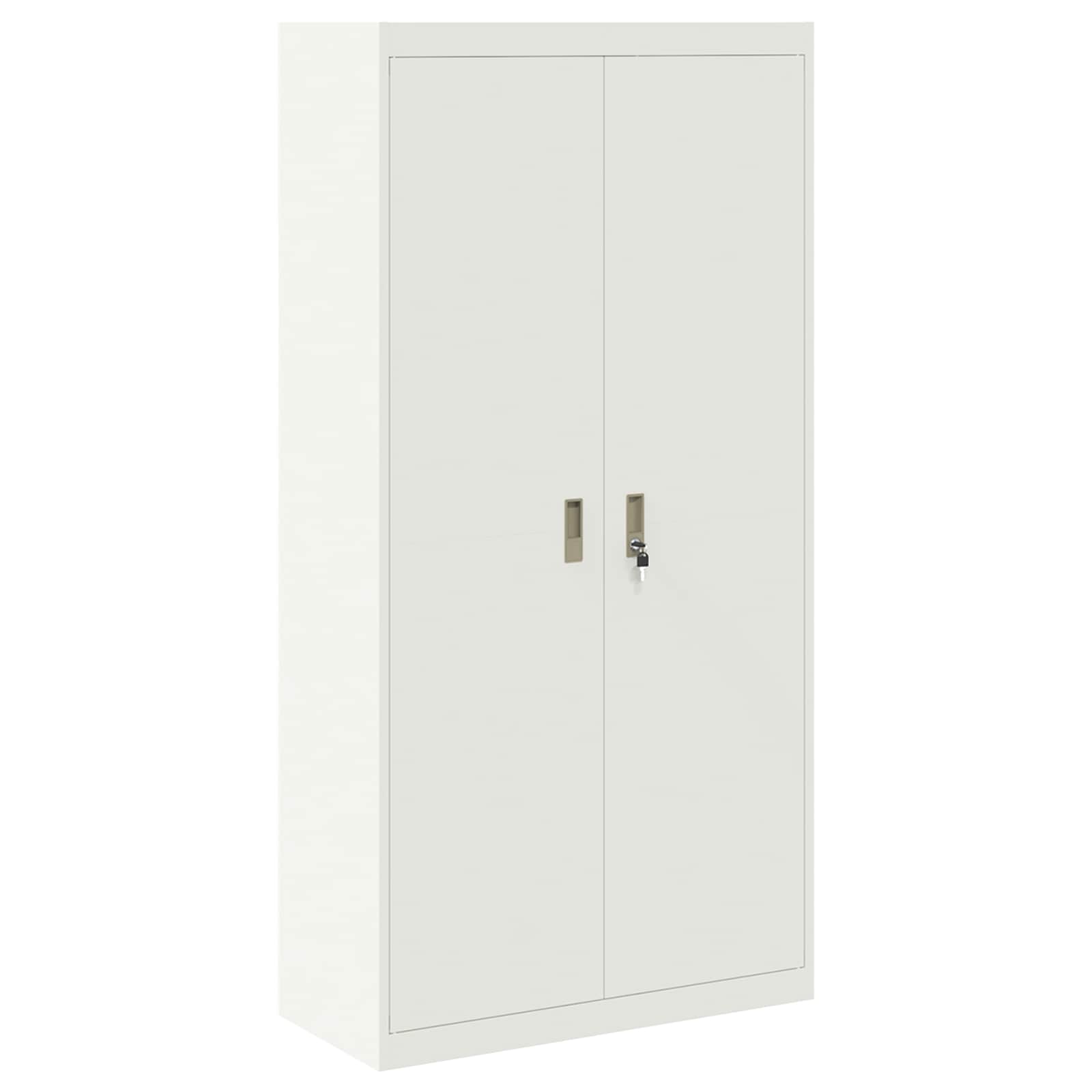 Oppbevaringsskap 2 vnt. Baltas 90 x 40 x 220 cm Plienas