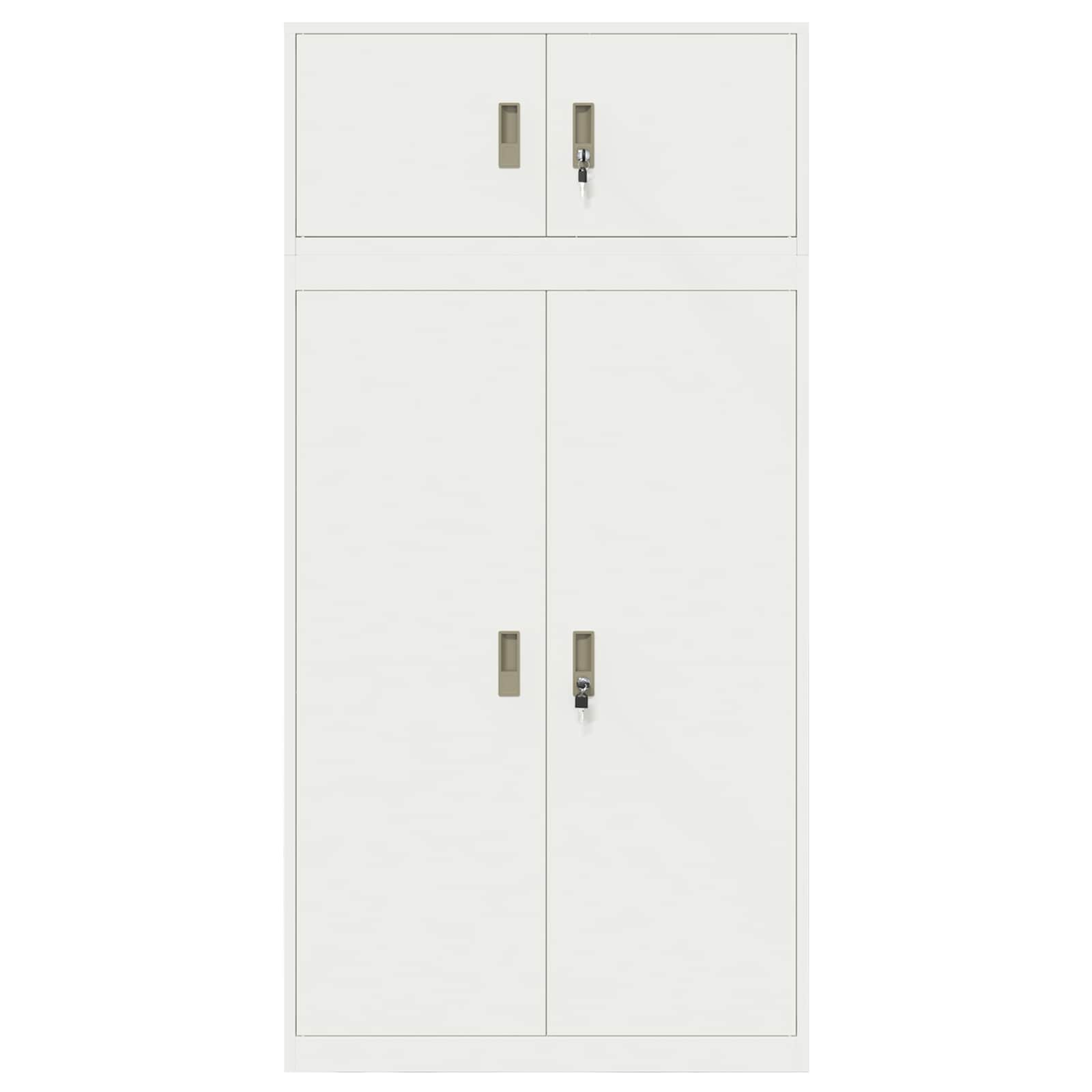 Oppbevaringsskap 2 vnt. Baltas 90 x 40 x 220 cm Plienas