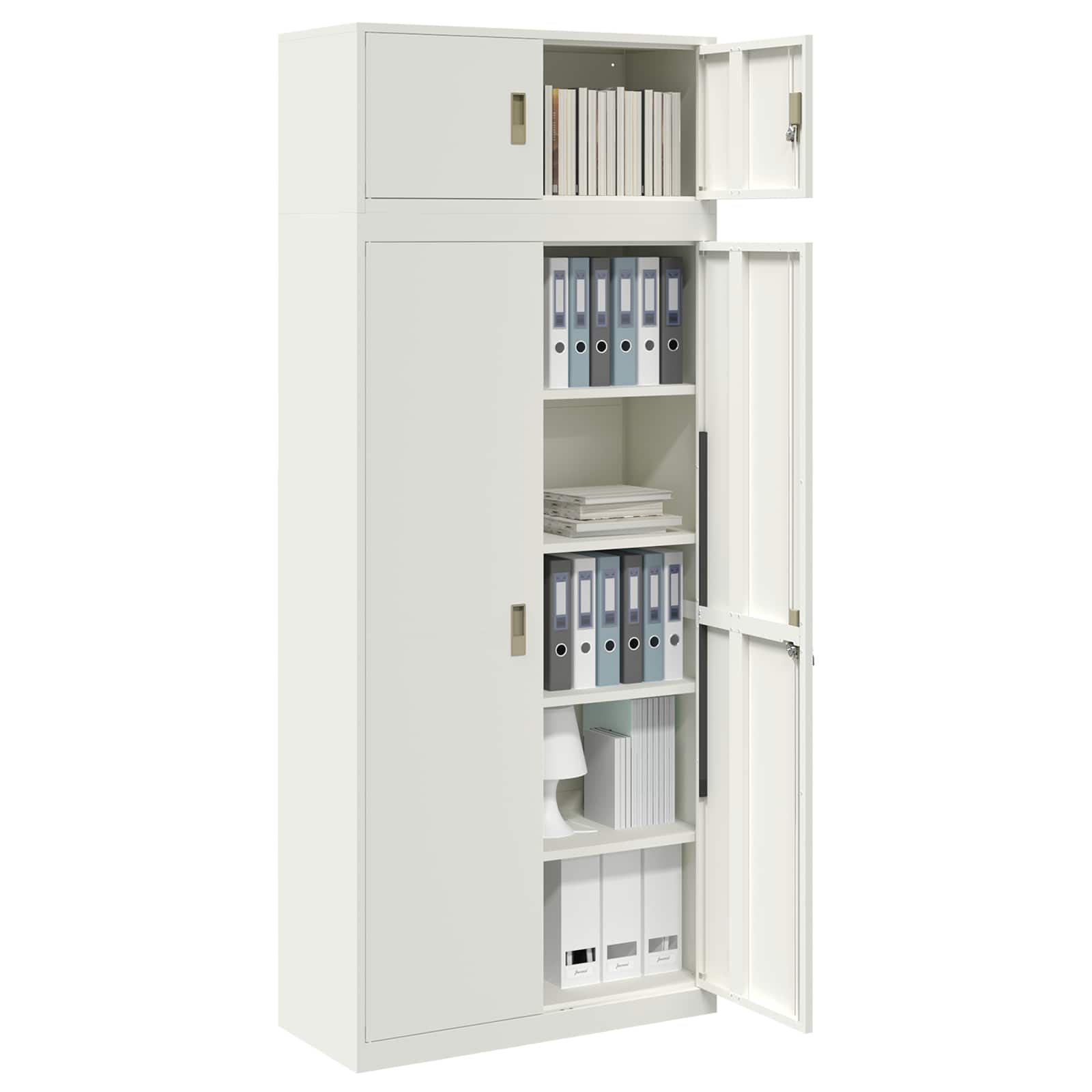 Oppbevaringsskap 2 vnt. Baltas 90 x 40 x 220 cm Plienas