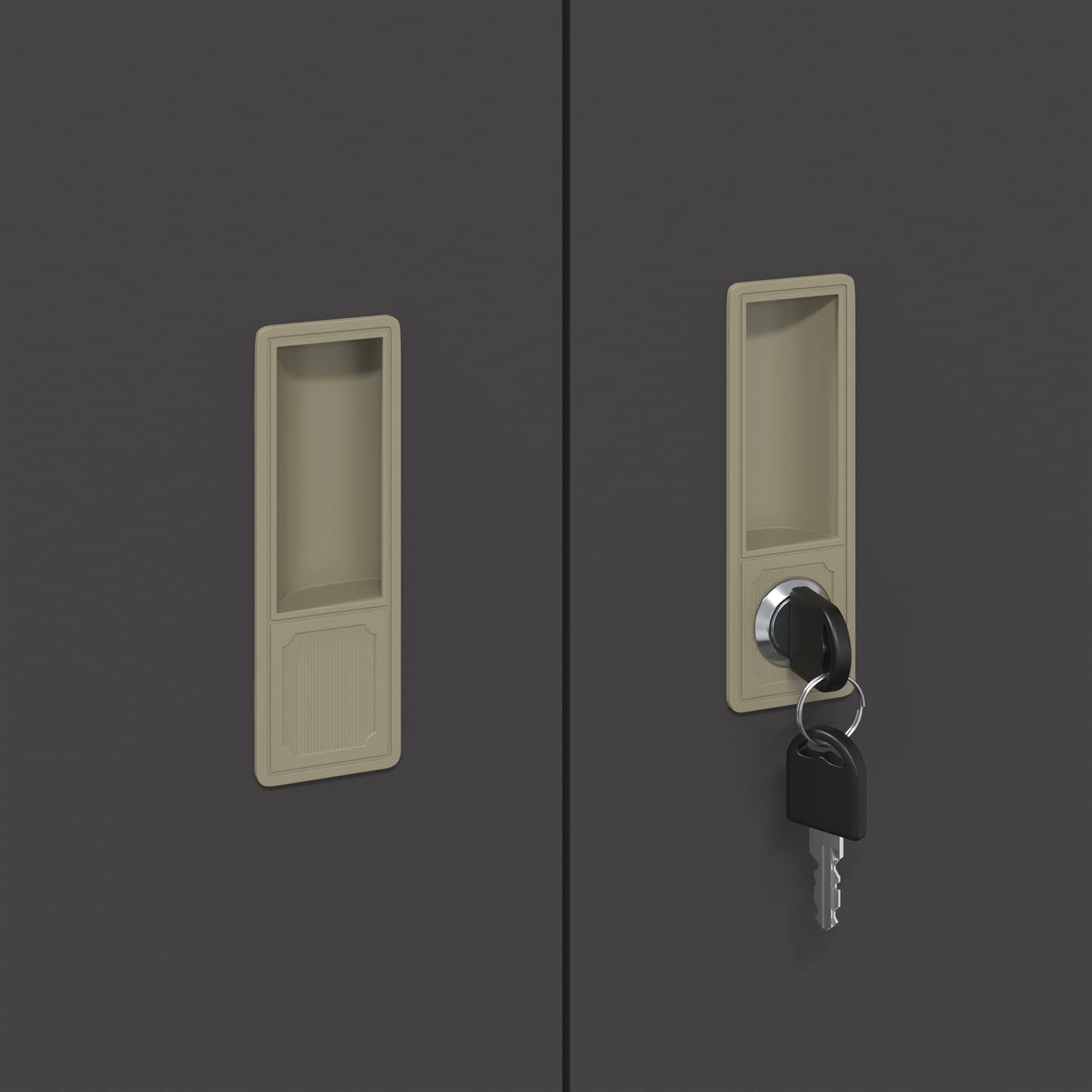 Oppbevaringsskap 2 vnt. Juodas 80 x 40 x 130 cm Plienas