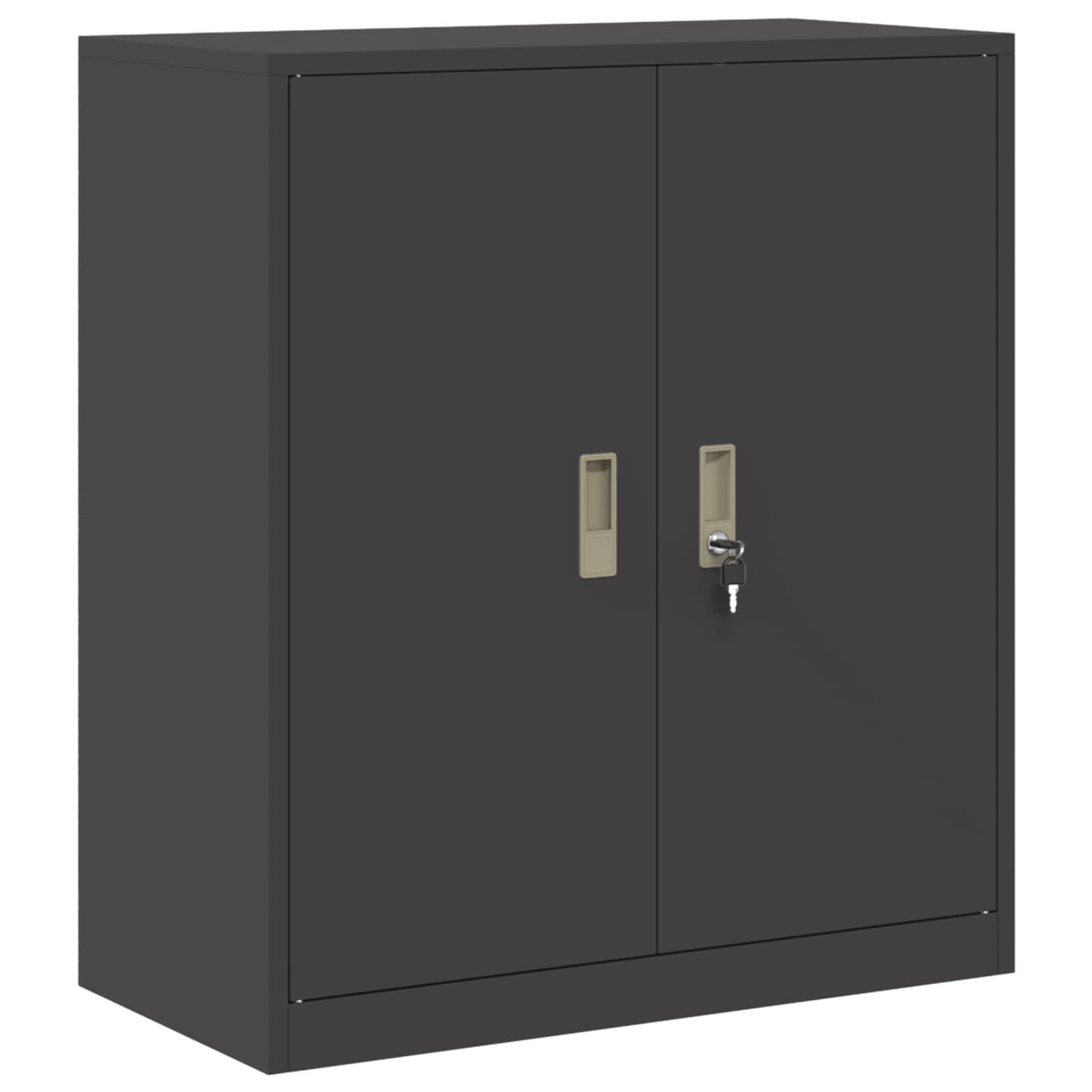 Oppbevaringsskap 2 vnt. Juodas 80 x 40 x 130 cm Plienas