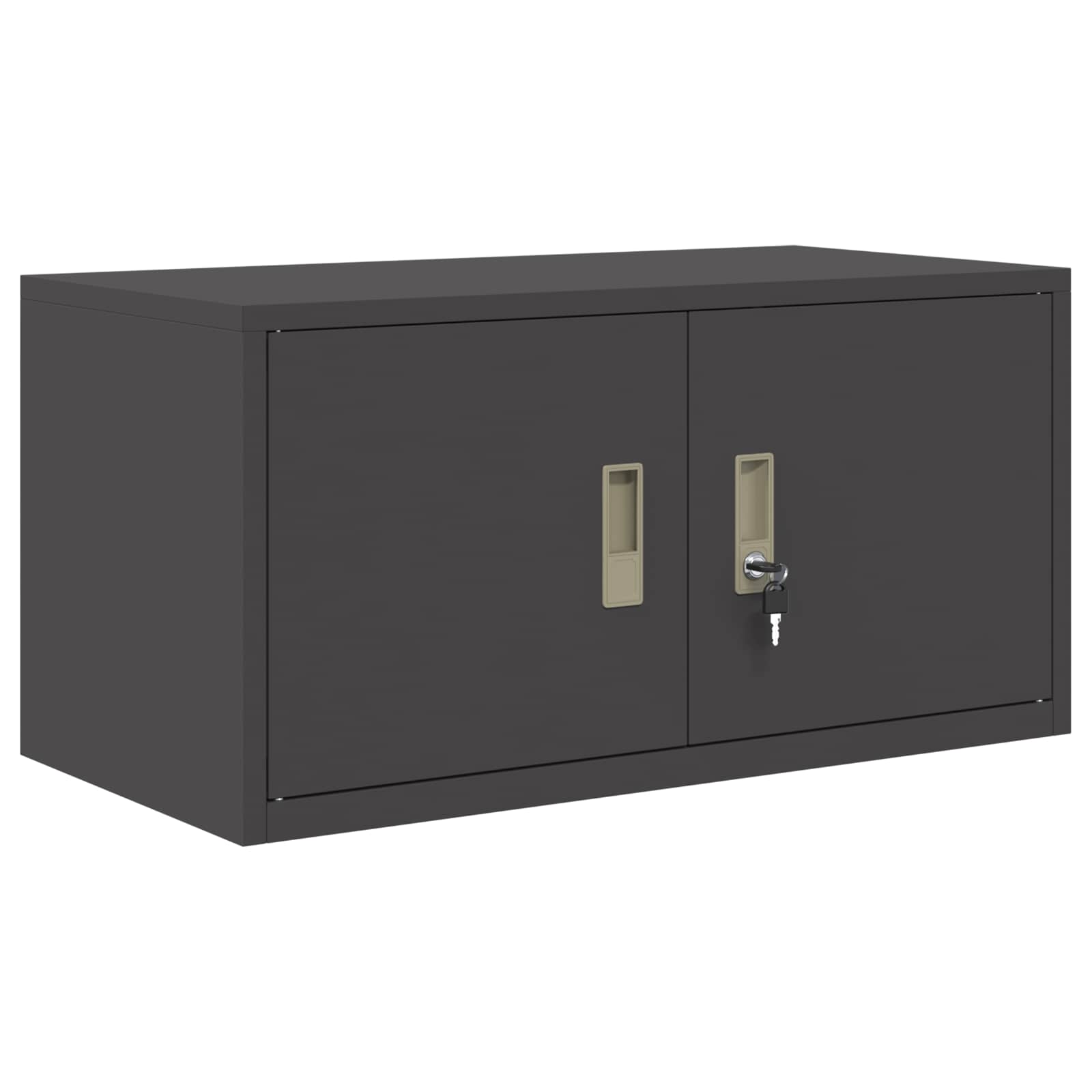 Oppbevaringsskap 2 vnt. Juodas 80 x 40 x 130 cm Plienas