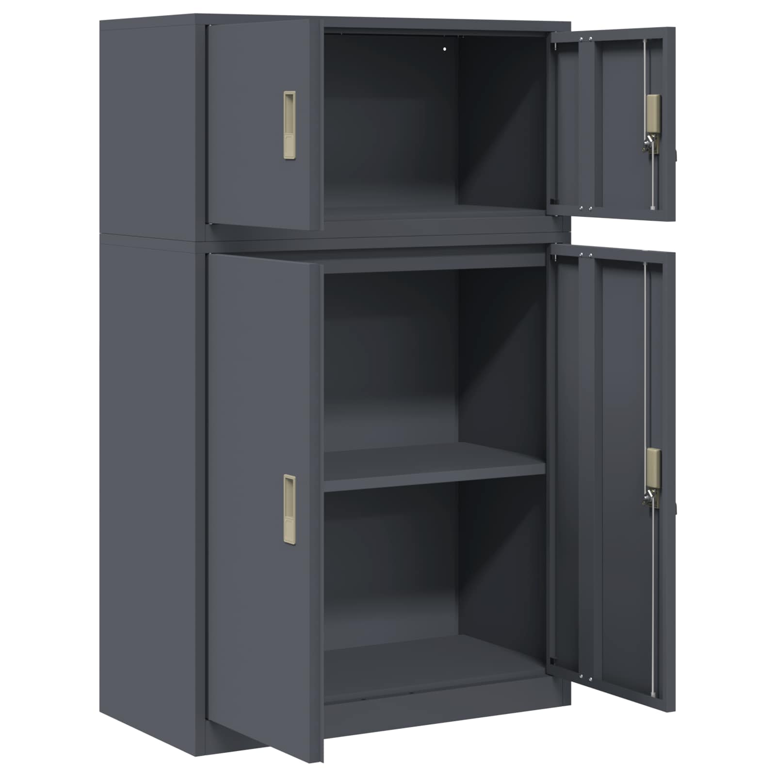 Oppbevaringsskap 2 vnt. Antracitas 80 x 40 x 130 cm Plienas