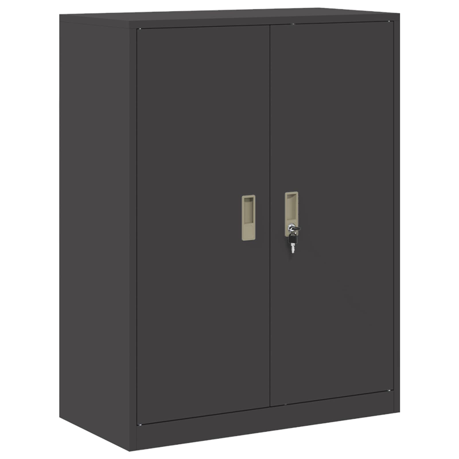 Oppbevaringsskap 2 vnt. Juodas 80 x 40 x 145 cm Plienas