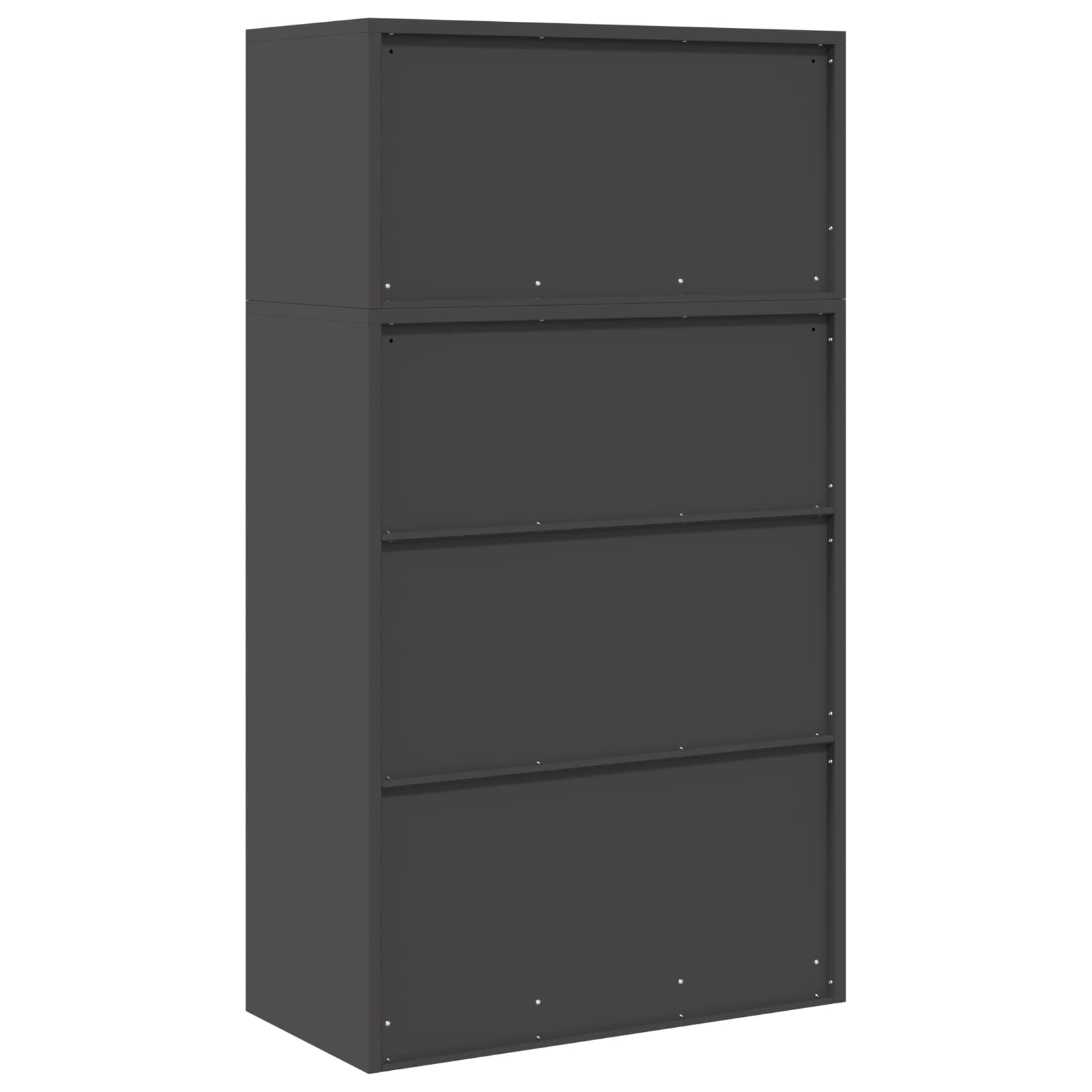 Oppbevaringsskap 2 vnt. Juodas 80 x 40 x 145 cm Plienas
