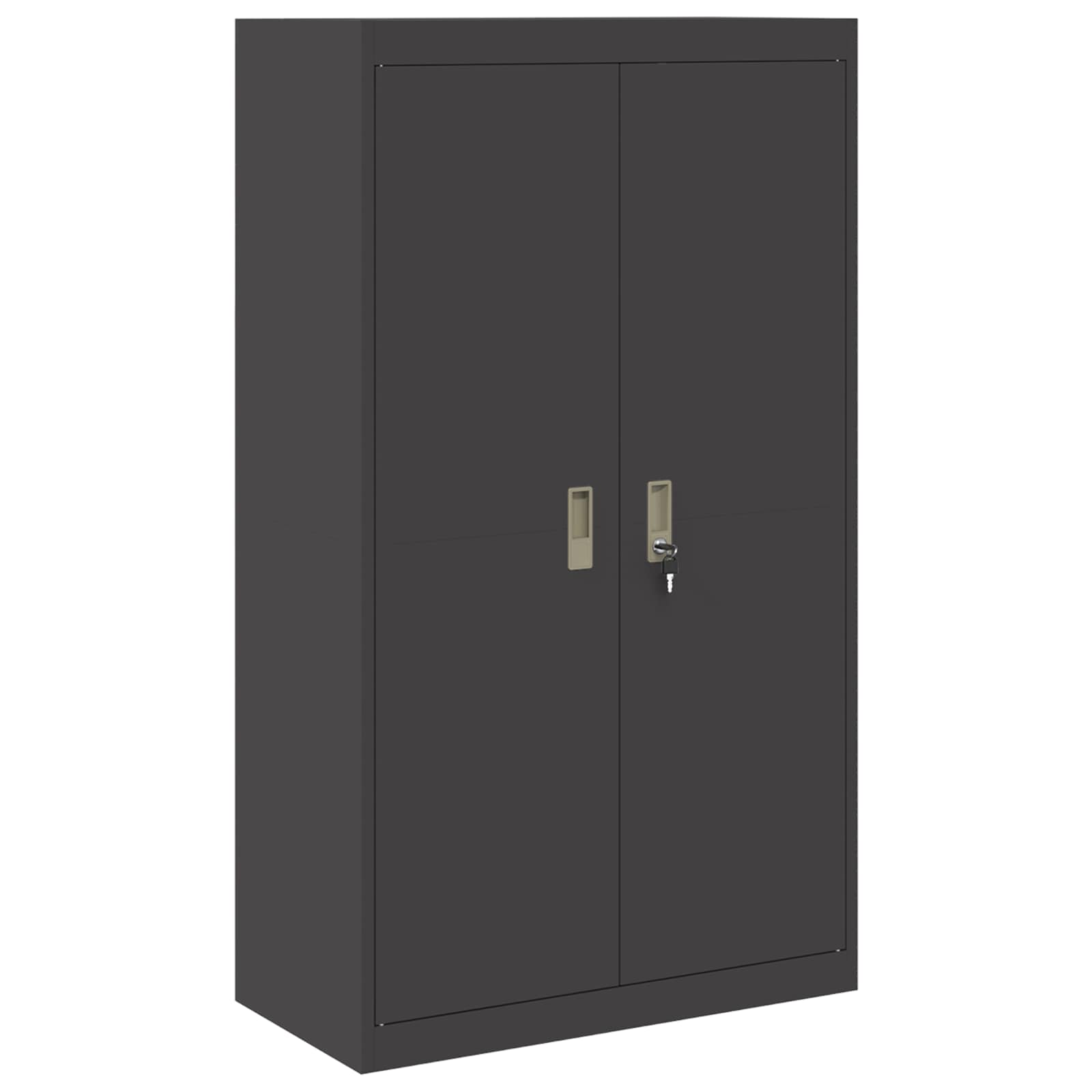 Oppbevaringsskap 2 vnt. Juodas 80 x 40 x 180 cm Plienas