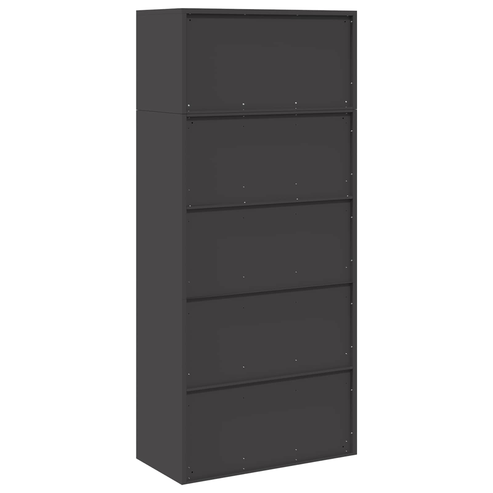 Oppbevaringsskap 2 vnt. Juodas 80 x 40 x 180 cm Plienas