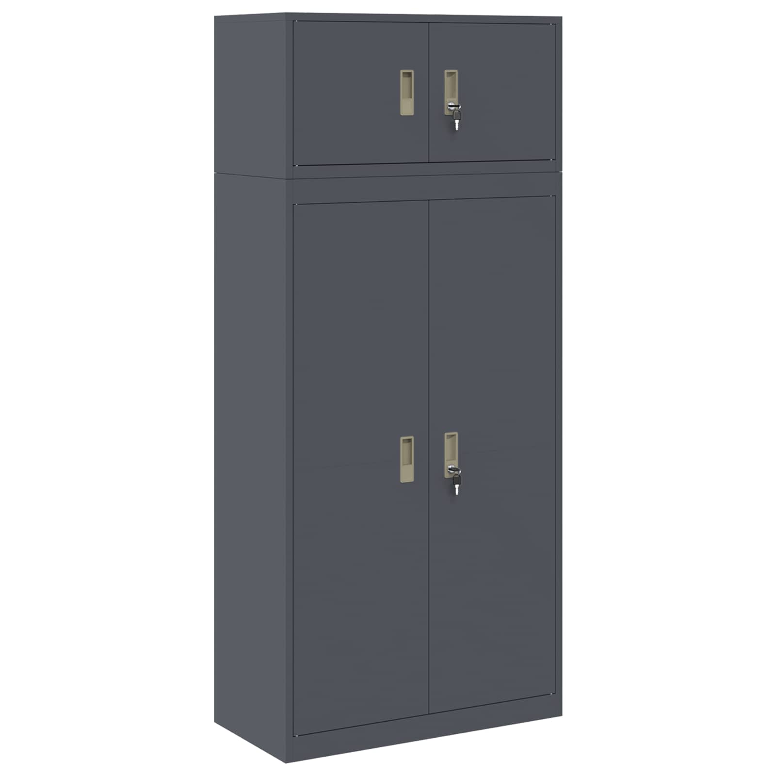 Oppbevaringsskap 2 vnt. Antracitas 80 x 40 x 180 cm Plienas