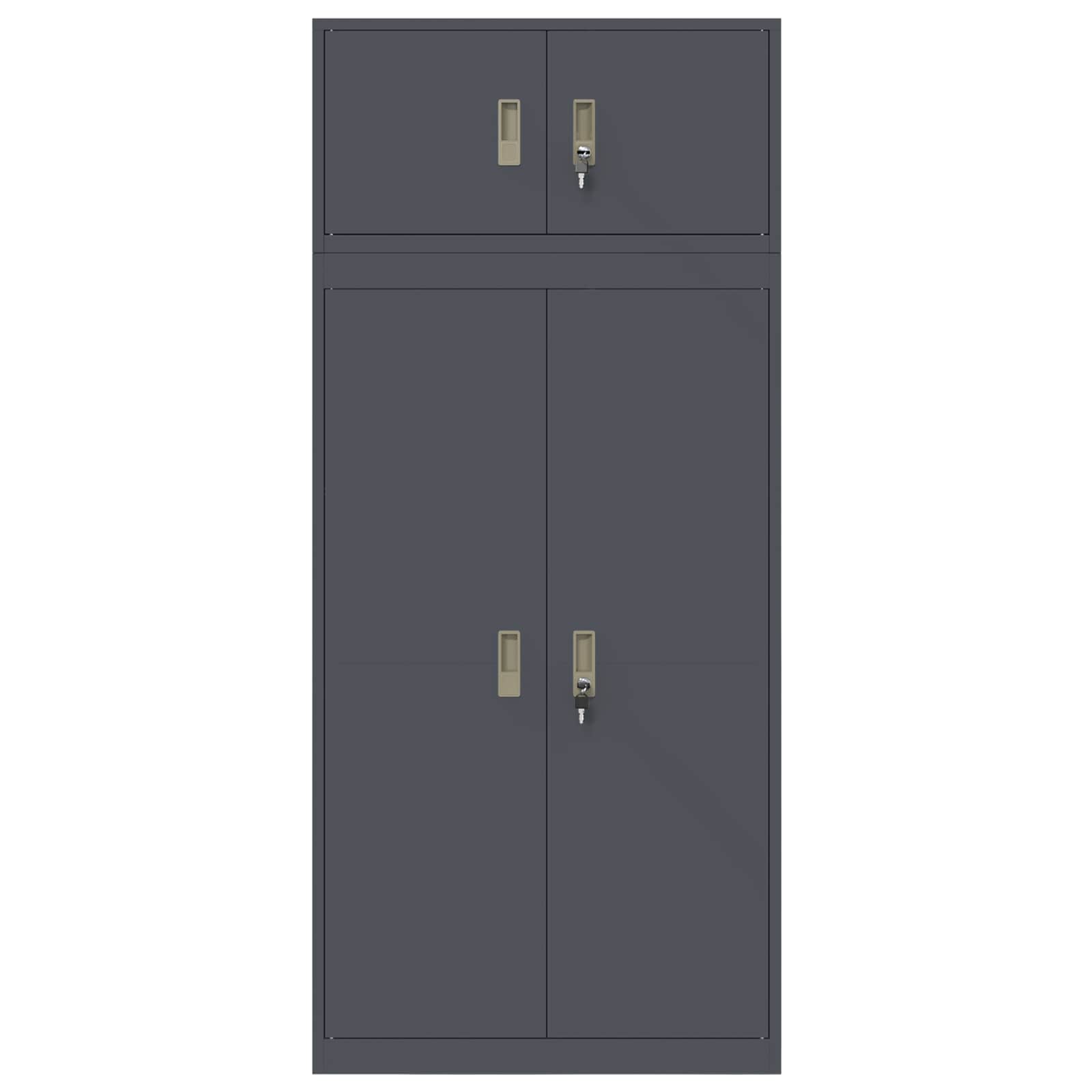 Oppbevaringsskap 2 vnt. Antracitas 80 x 40 x 180 cm Plienas