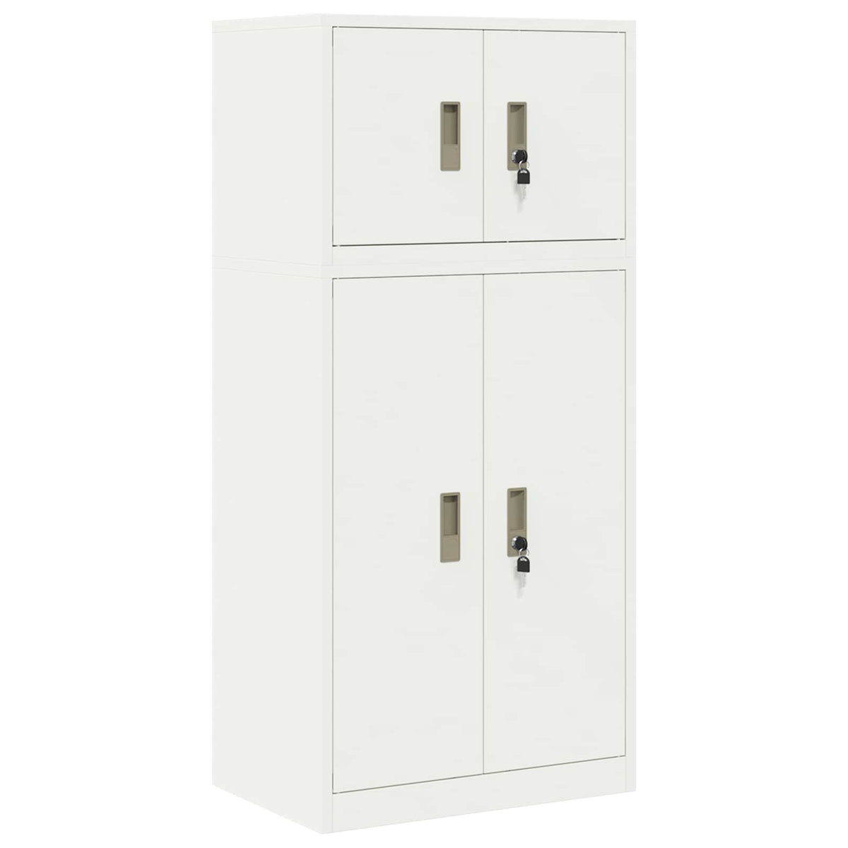 Oppbevaringsskap 2 vnt. Baltas 60 x 40 x 130 cm Plienas