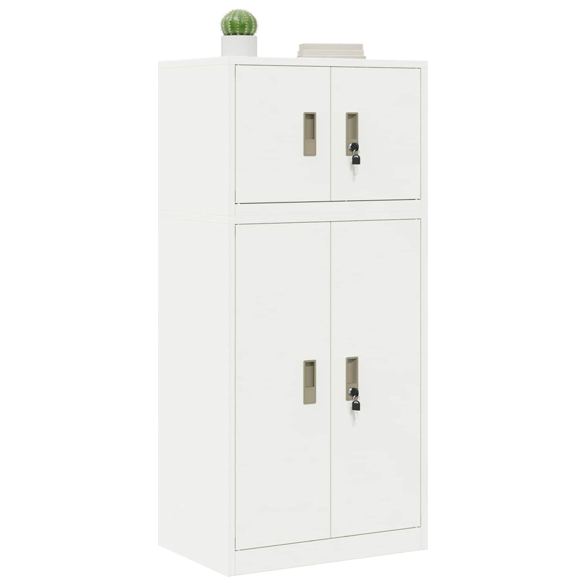 Oppbevaringsskap 2 vnt. Baltas 60 x 40 x 130 cm Plienas