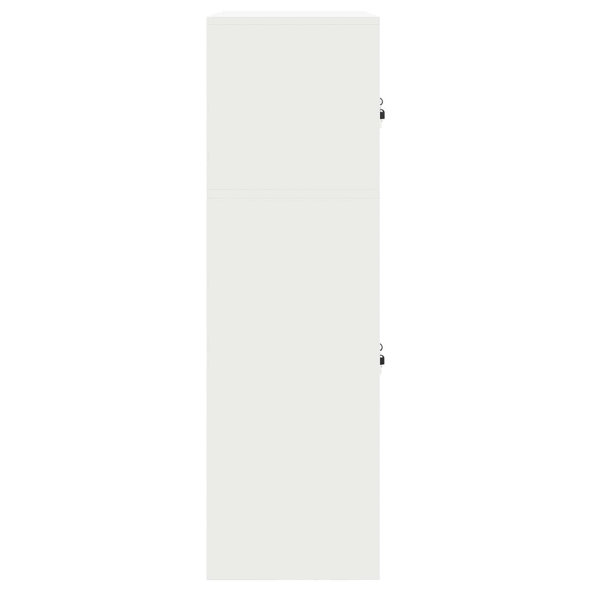Oppbevaringsskap 2 vnt. Baltas 60 x 40 x 130 cm Plienas