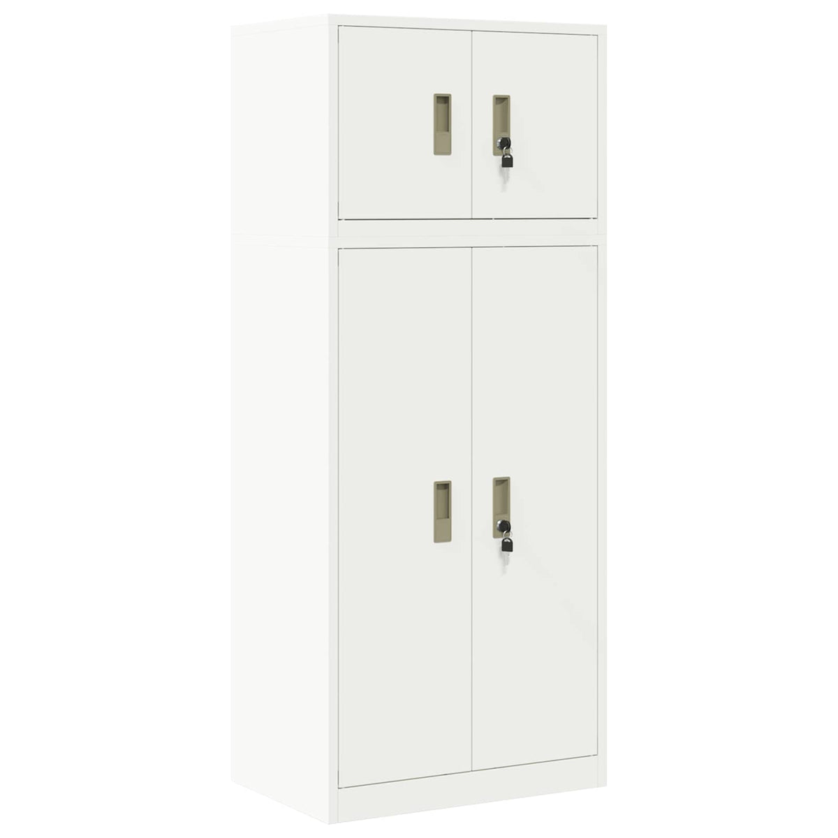 Oppbevaringsskap 2 vnt. Baltas 60 x 40 x 145 cm Plienas
