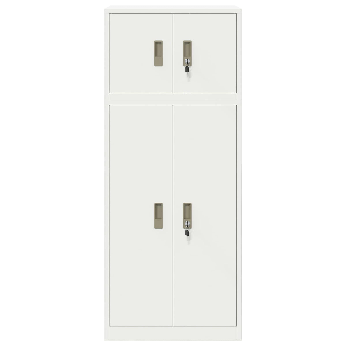 Oppbevaringsskap 2 vnt. Baltas 60 x 40 x 145 cm Plienas