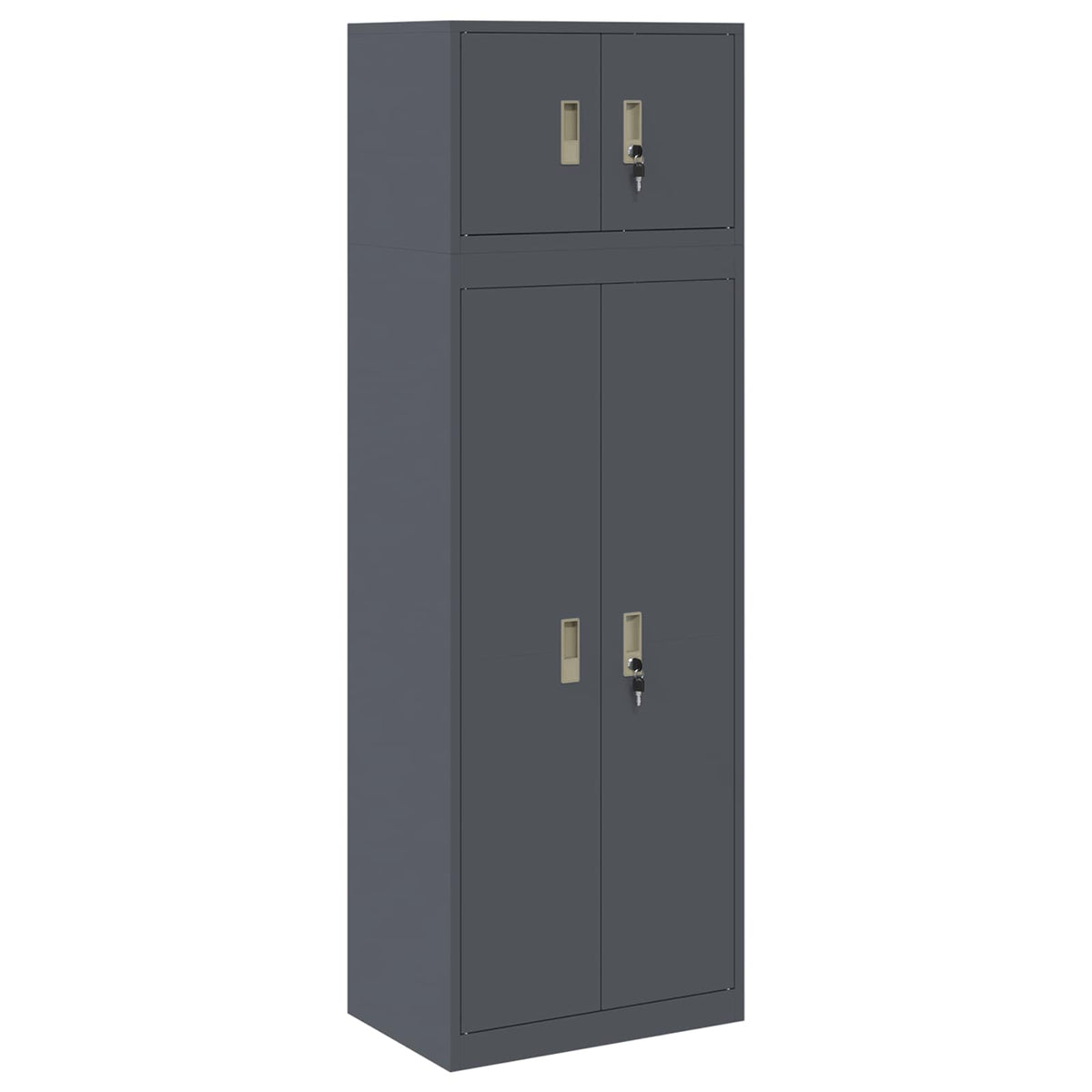 Oppbevaringsskap 2 vnt. Antracito 60 x 40 x 180 cm Plienas