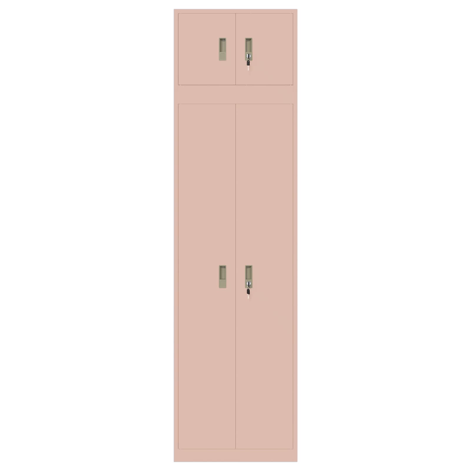 Oppbevaringsskap 2 vnt. Rožinė 60 x 40 x 220 cm Plienas