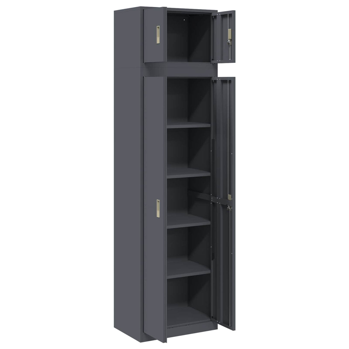 Oppbevaringsskap 2 vnt. Antracitas 60 x 40 x 220 cm Plienas