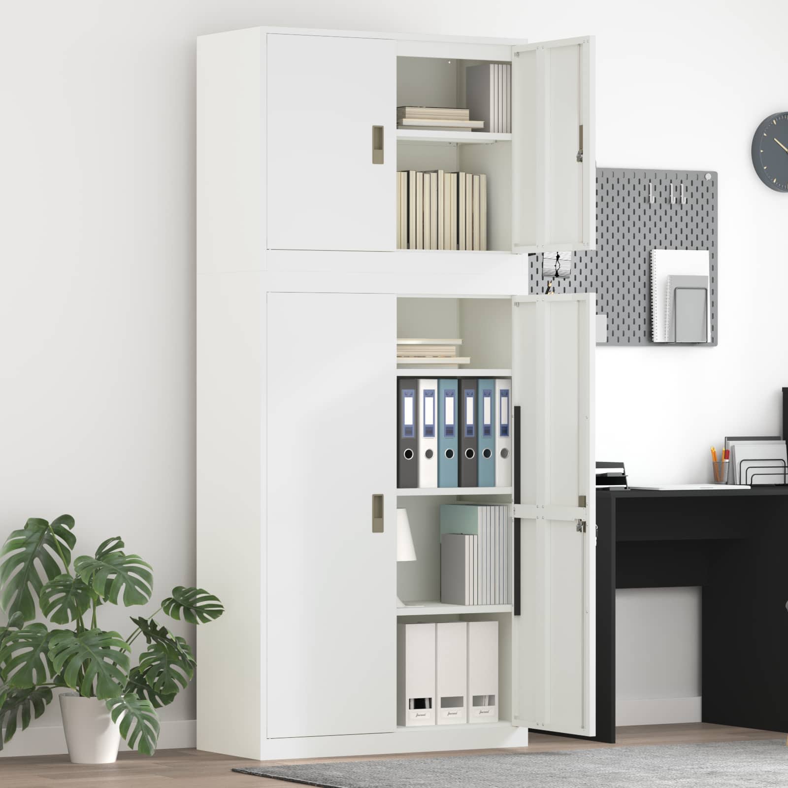 Oppbevaringsskap 2 vnt. Balta 90 x 40 x 210 cm Plienas