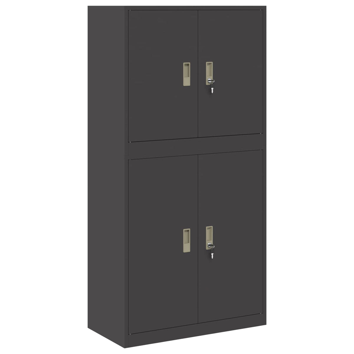 Oppbevaringsskap 2 vnt. Juoda 80 x 40 x 160 cm Plienas