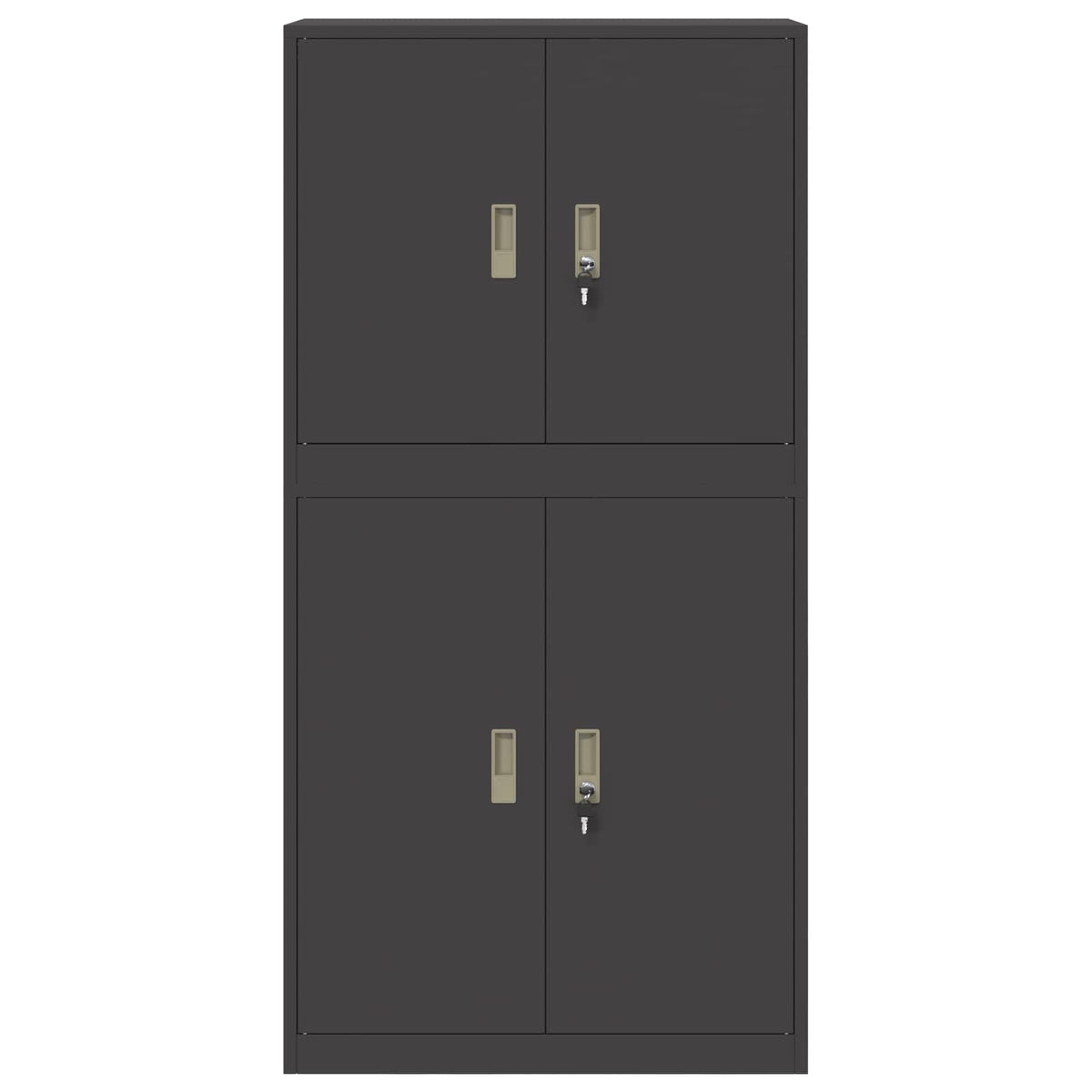 Oppbevaringsskap 2 vnt. Juoda 80 x 40 x 160 cm Plienas