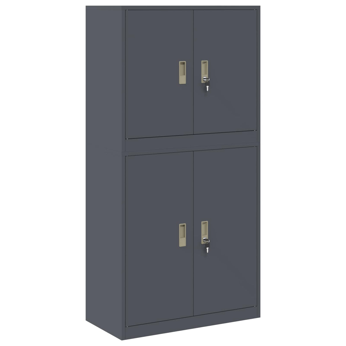 Oppbevaringsskap 2 vnt. Antracito 80 x 40 x 160 cm Plienas