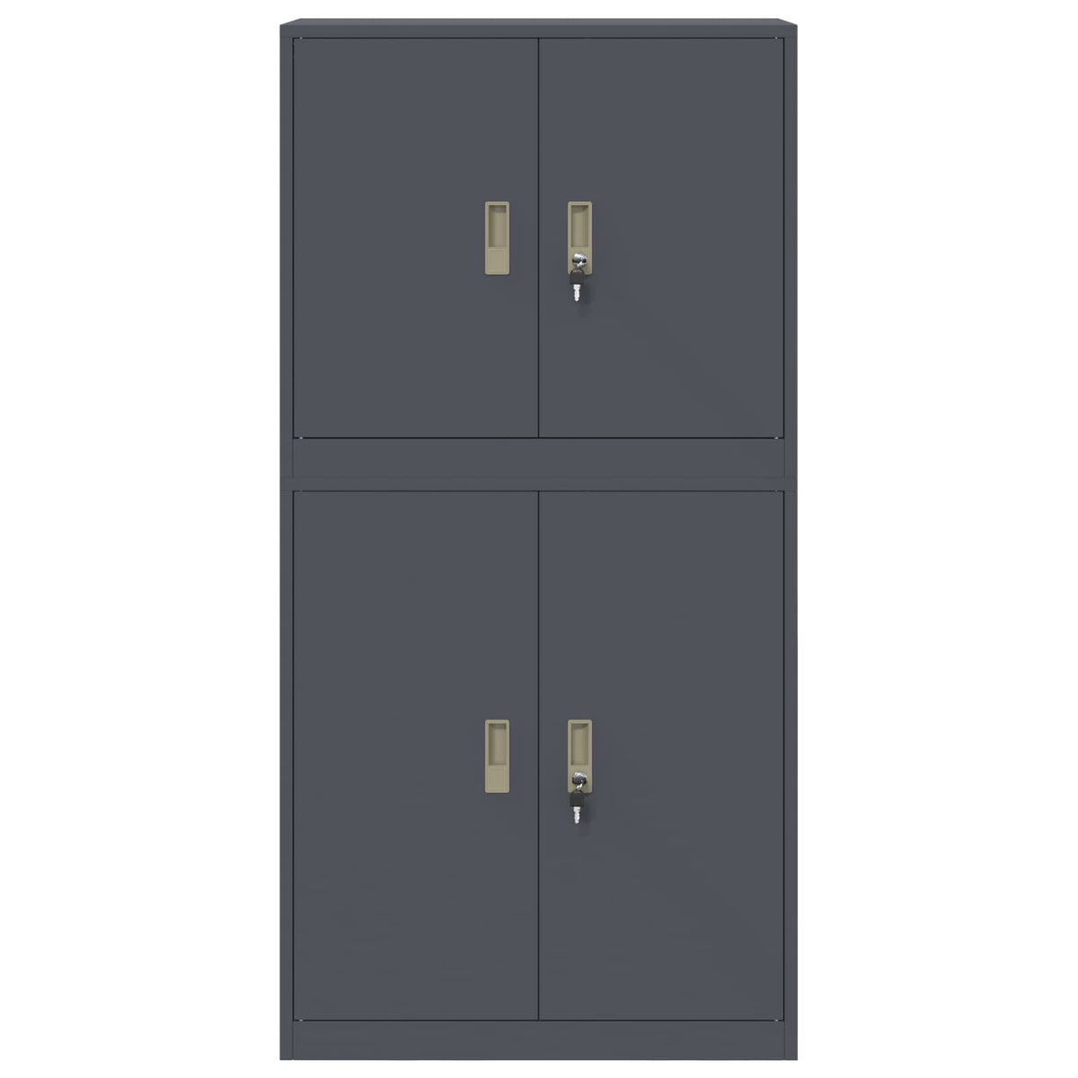 Oppbevaringsskap 2 vnt. Antracito 80 x 40 x 160 cm Plienas