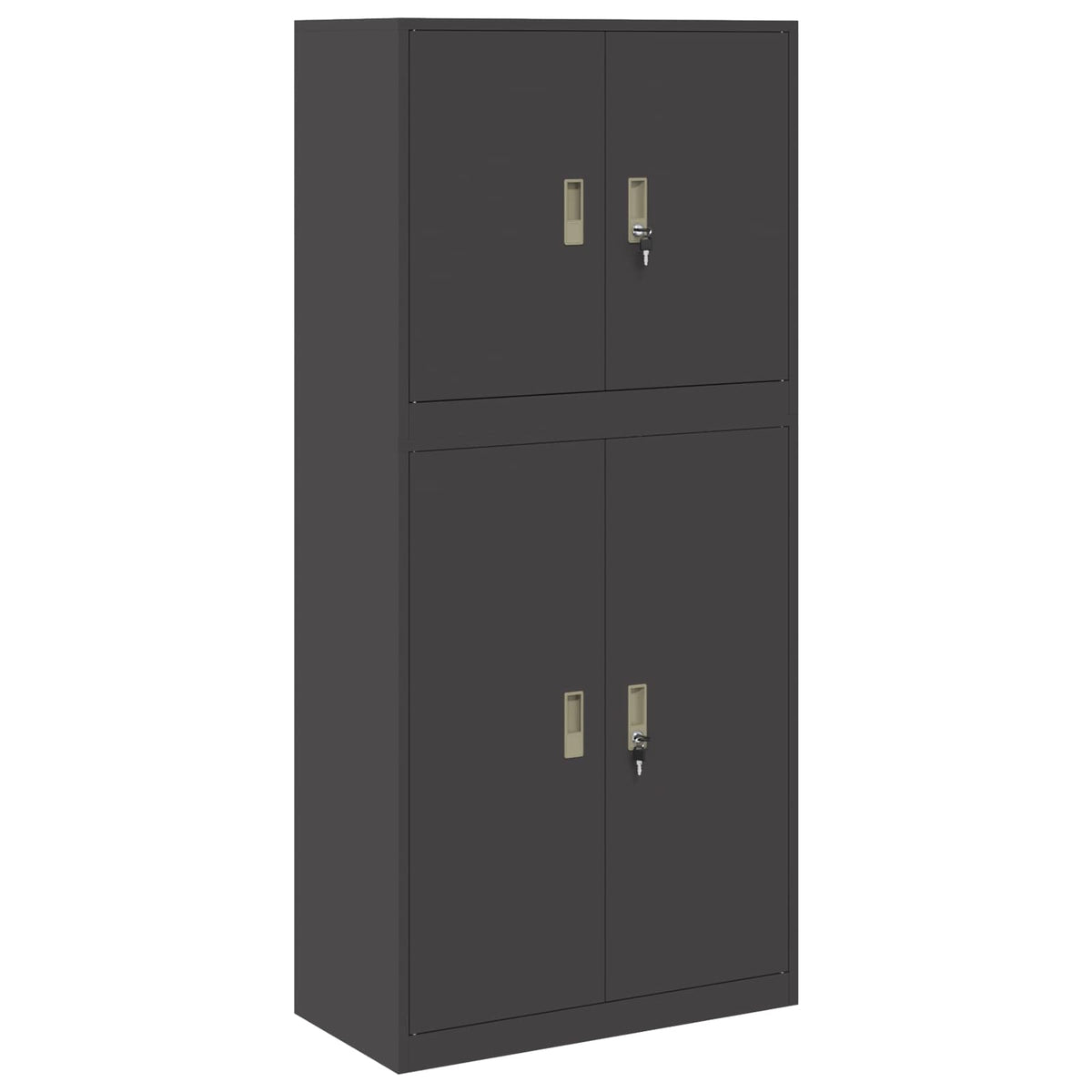 Oppbevaringsskap 2 vnt. Juoda 80 x 40 x 175 cm Plienas