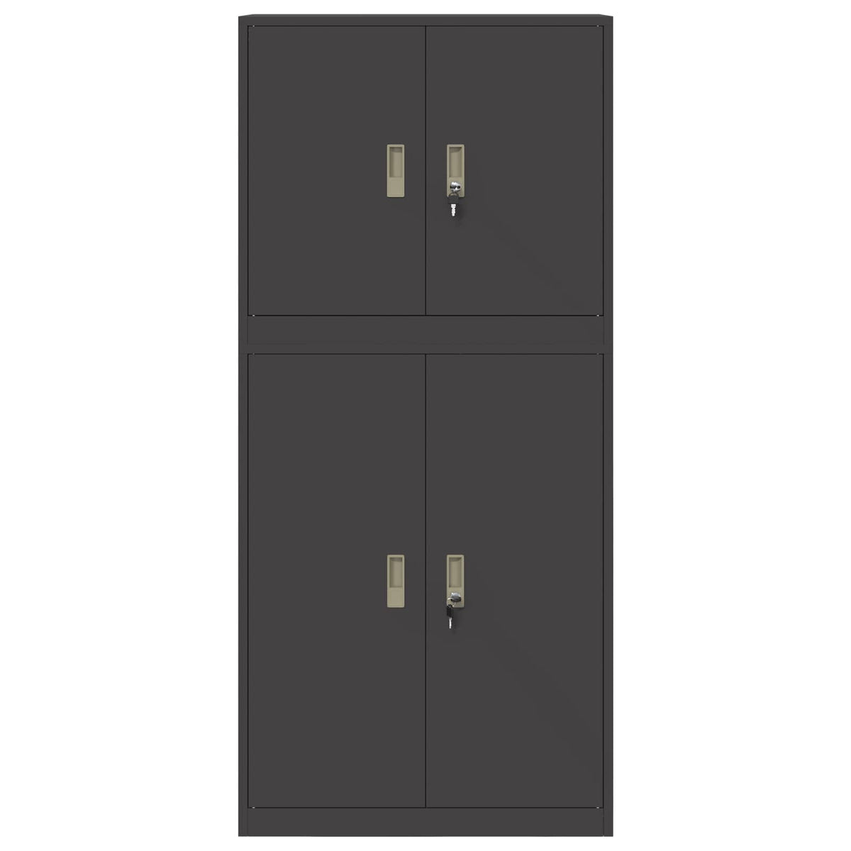 Oppbevaringsskap 2 vnt. Juoda 80 x 40 x 175 cm Plienas