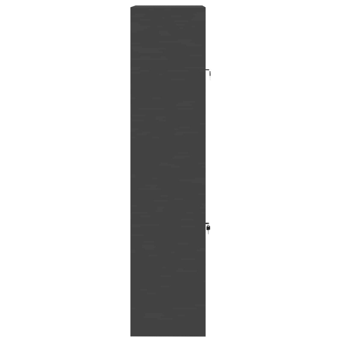 Oppbevaringsskap 2 vnt. Juoda 80 x 40 x 175 cm Plienas