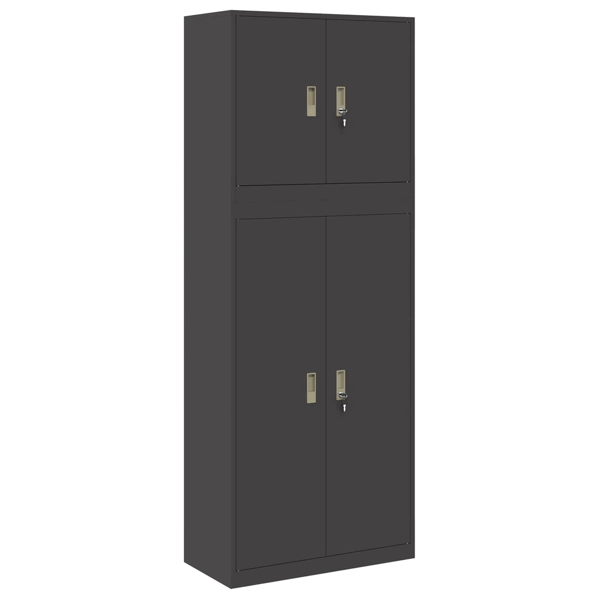 Oppbevaringsskap 2 vnt. Juoda 80 x 40 x 210 cm Plienas