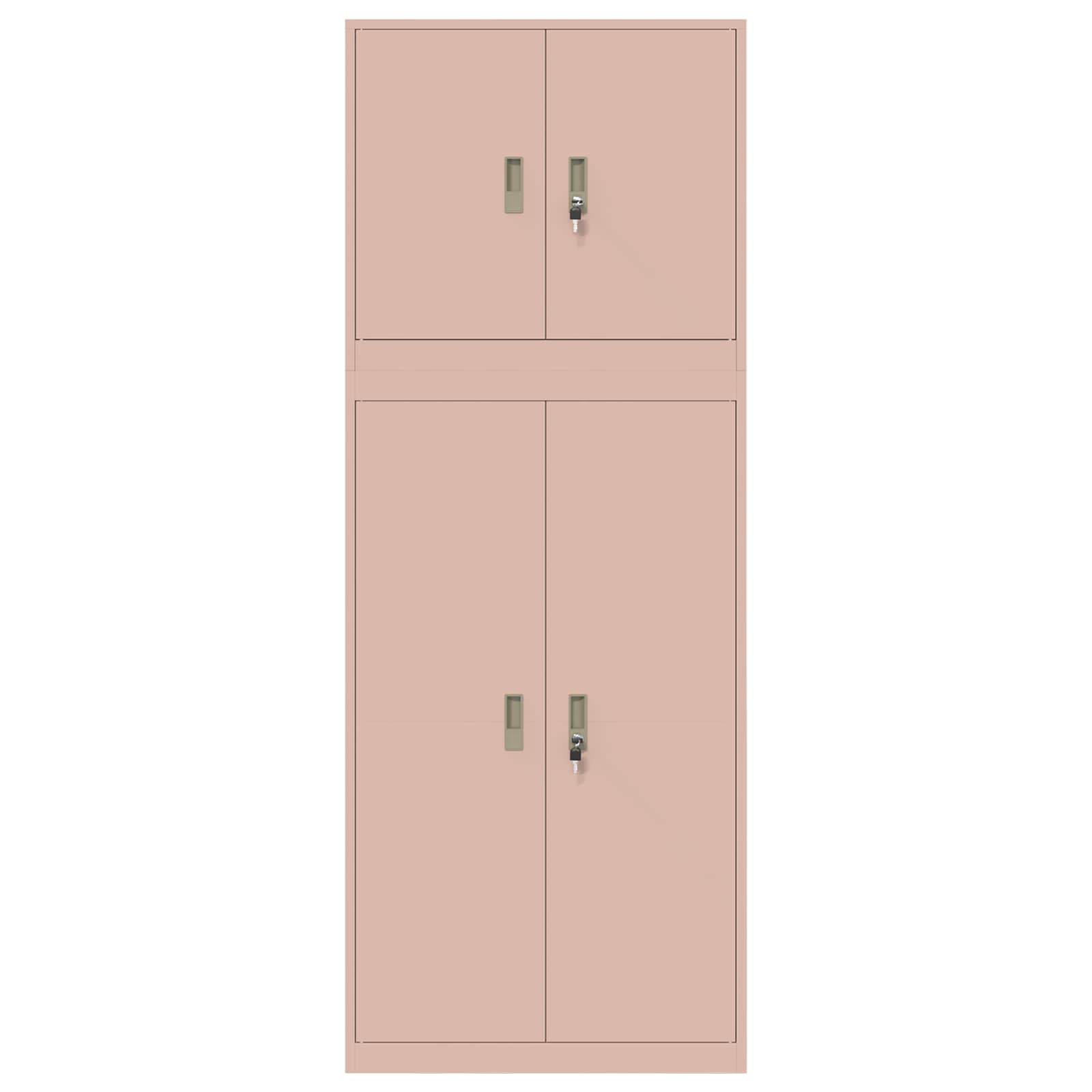 Oppbevaringsskap 2 vnt. Rožinė 80 x 40 x 210 cm Plienas