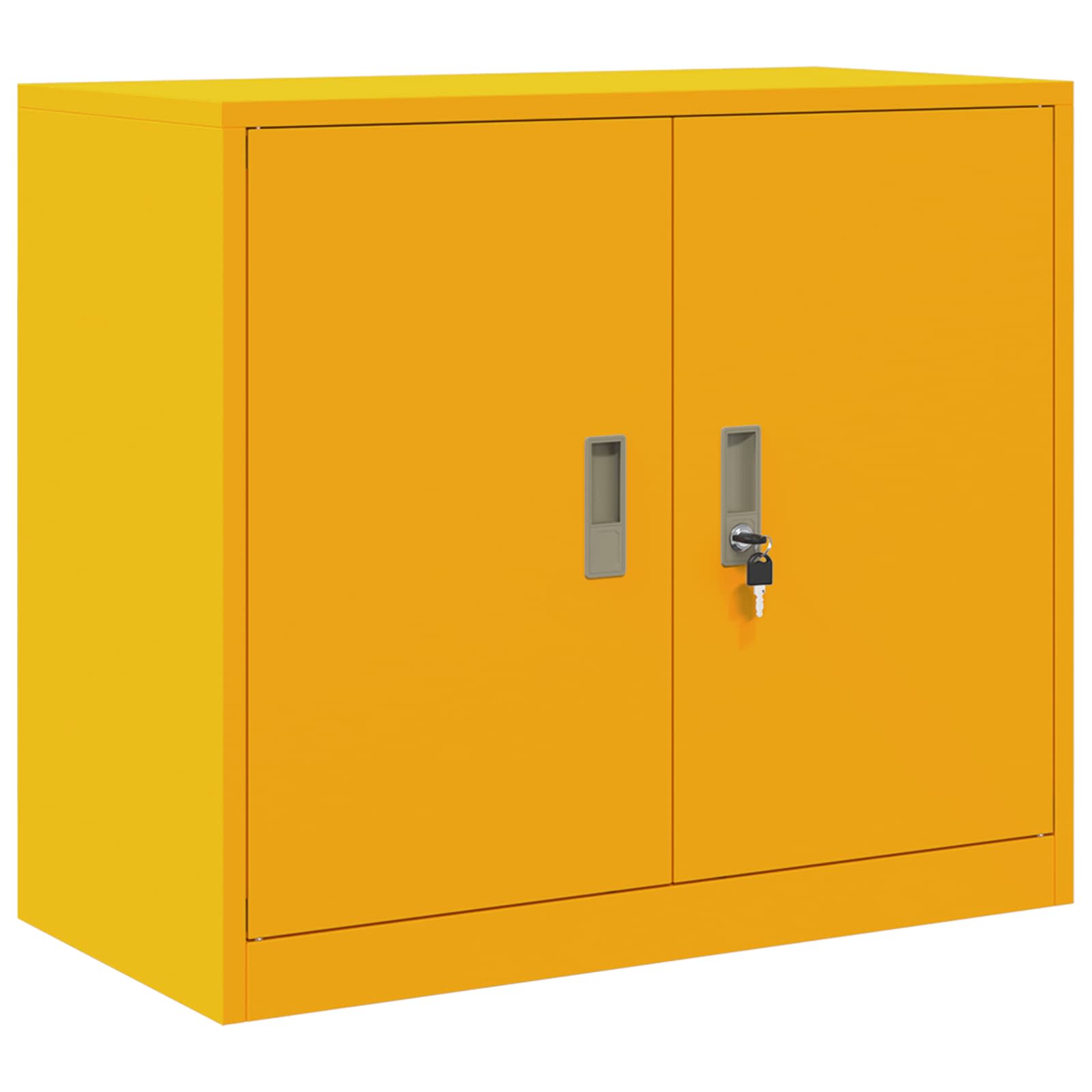 Oppbevaringsskap 2 vnt. Garstyčių geltona 80 x 40 x 210 cm