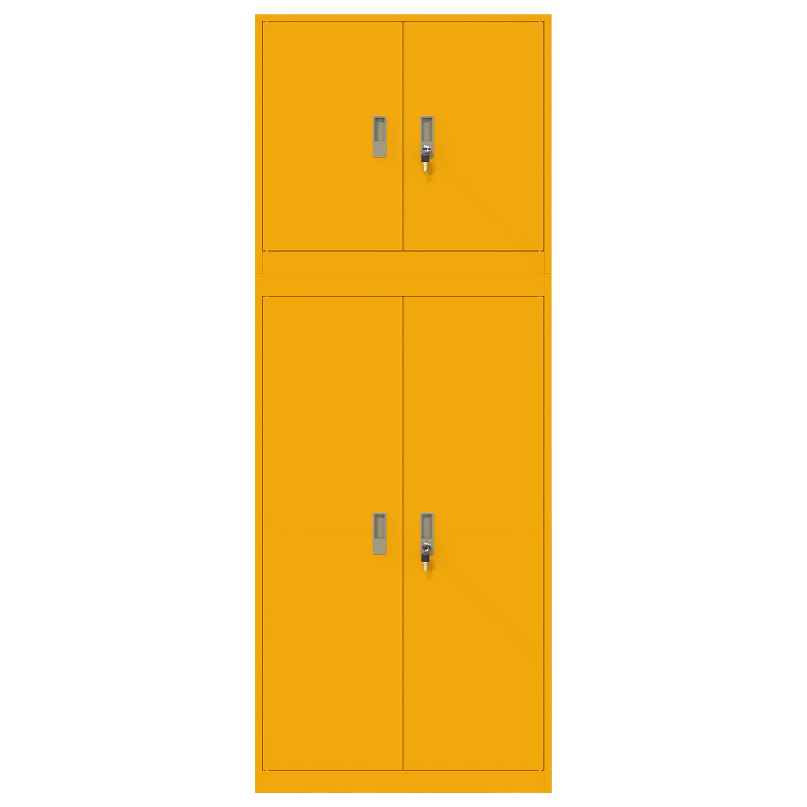 Oppbevaringsskap 2 vnt. Garstyčių geltona 80 x 40 x 210 cm