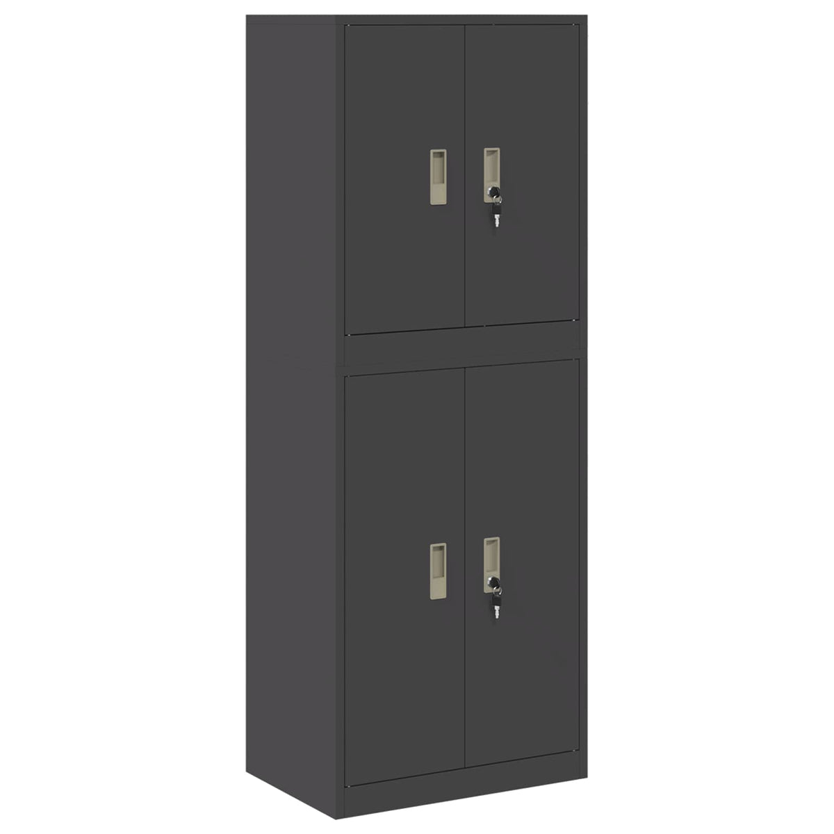 Oppbevaringsskap 2 vnt. Juoda 60 x 40 x 160 cm Plienas