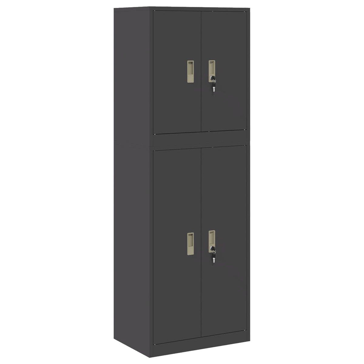 Oppbevaringsskap 2 vnt. Juoda 60 x 40 x 175 cm Plienas