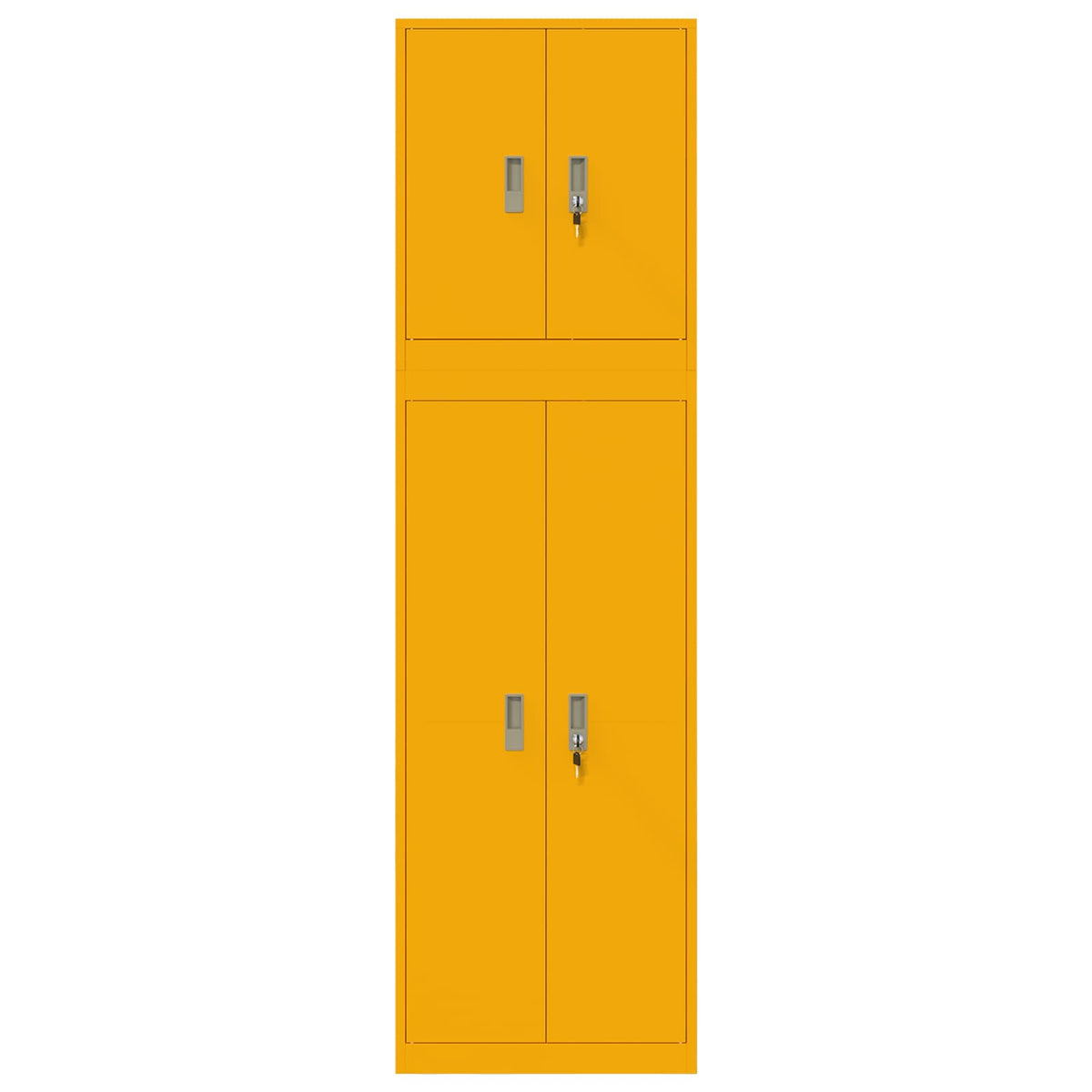 Oppbevaringsskap 2 vnt. Garstyčių geltona 60 x 40 x 210 cm