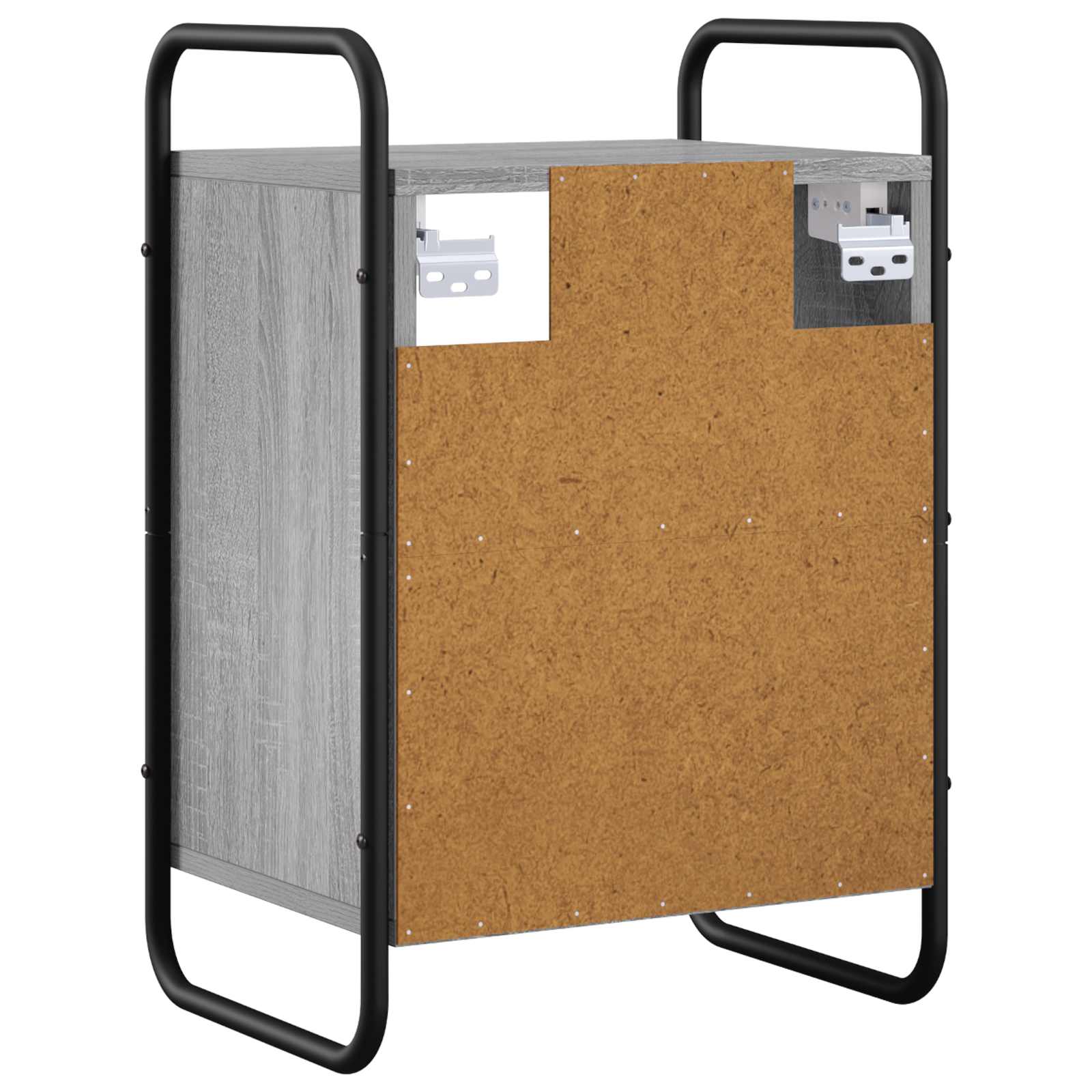 Kabantis naktinis staliukas 2 vnt. Pilka Sonoma 40 x 30 x 60 cm