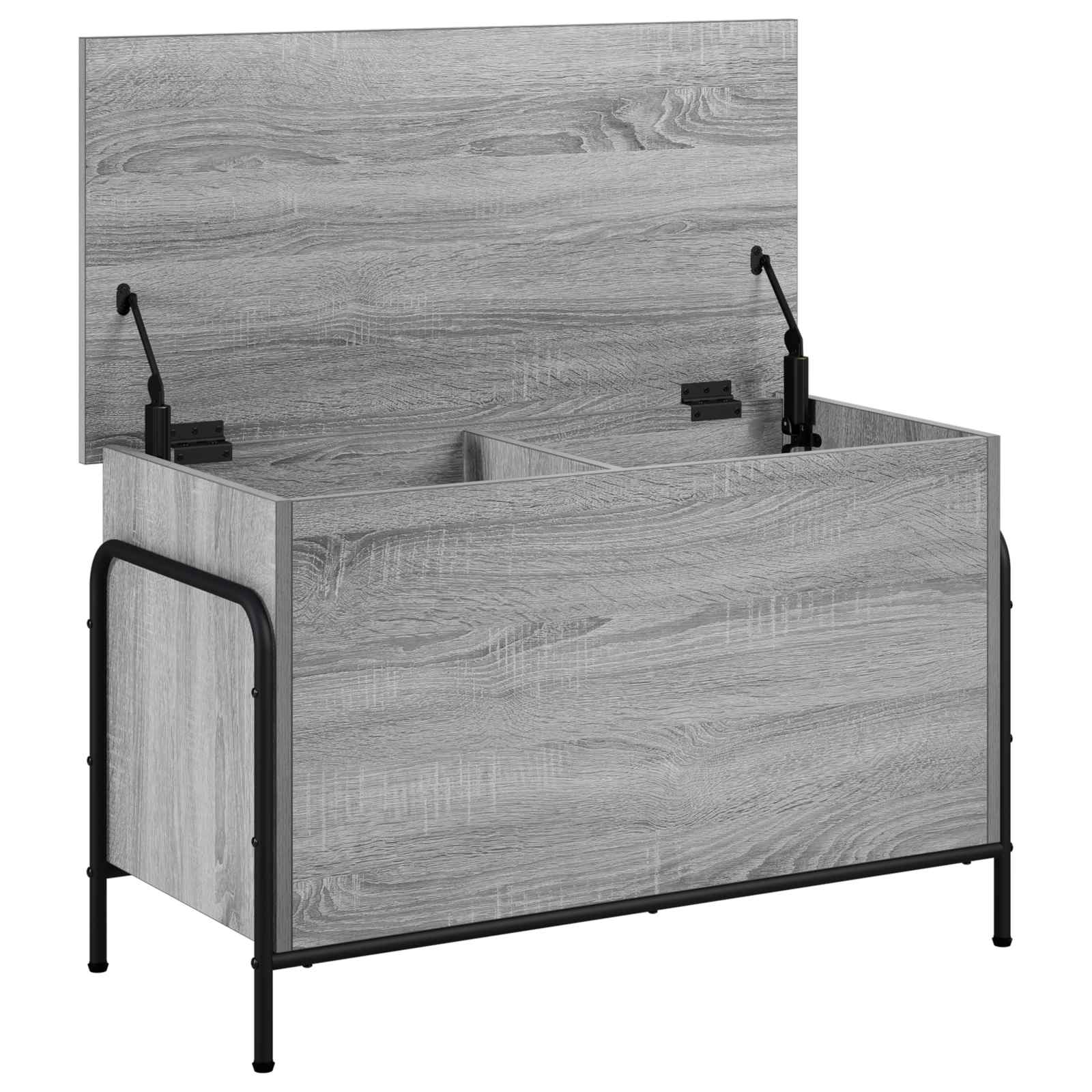 Saugojimo dėžė Pilka Sonoma 80 x 40 x 49,5 cm Apdirbta mediena