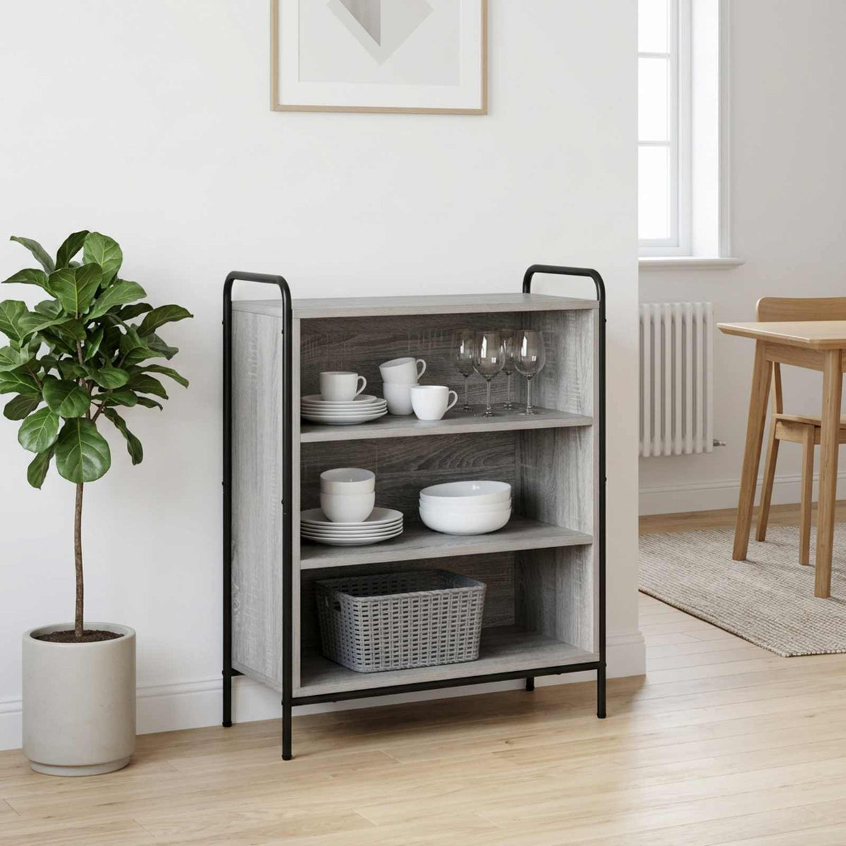 Kabalas Pilka Sonoma 97 x 33 x 81 cm Apdirbta mediena