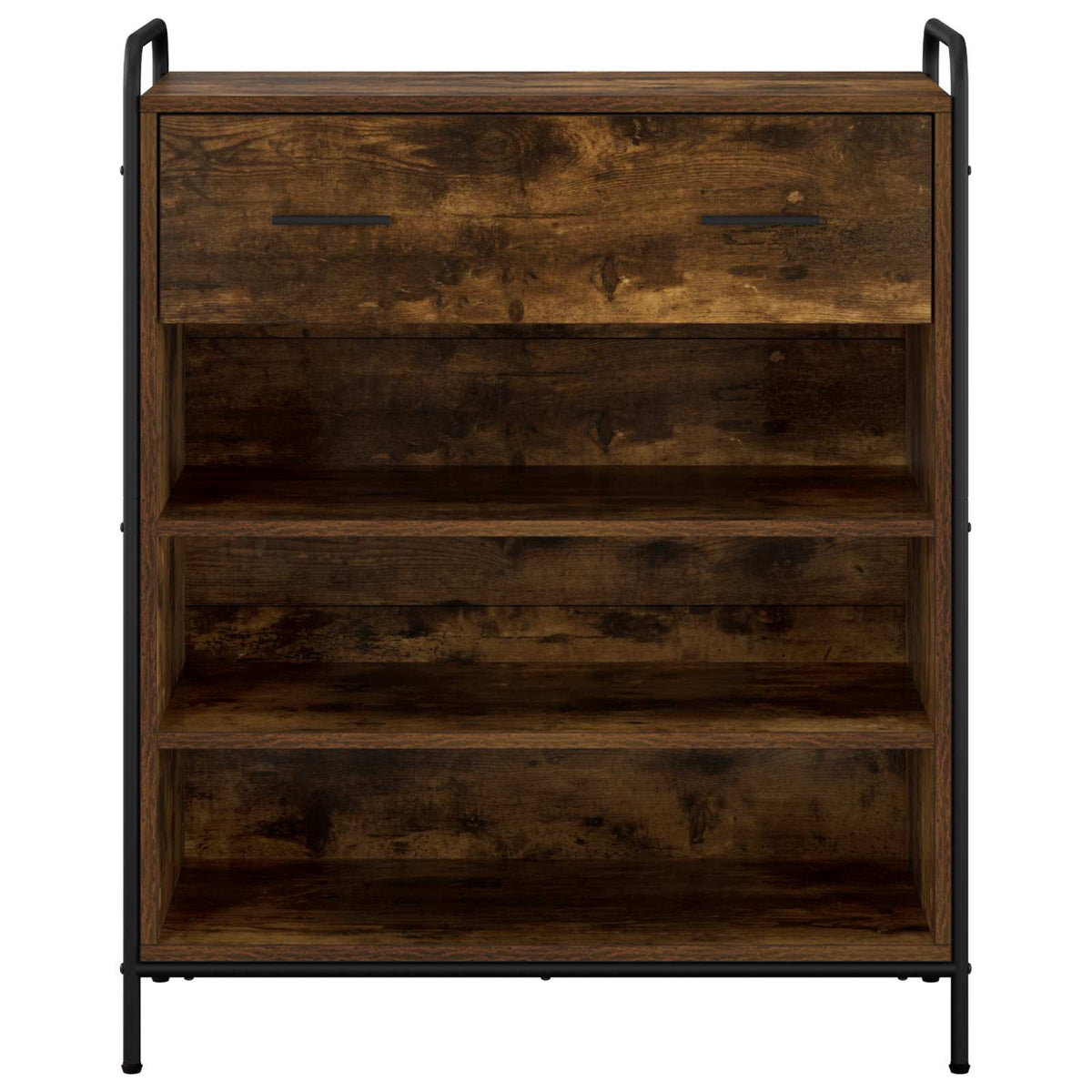 Batu skrynia 76 x 36,5 x 93 cm Apdirbta mediena Dūminio ąžuolo